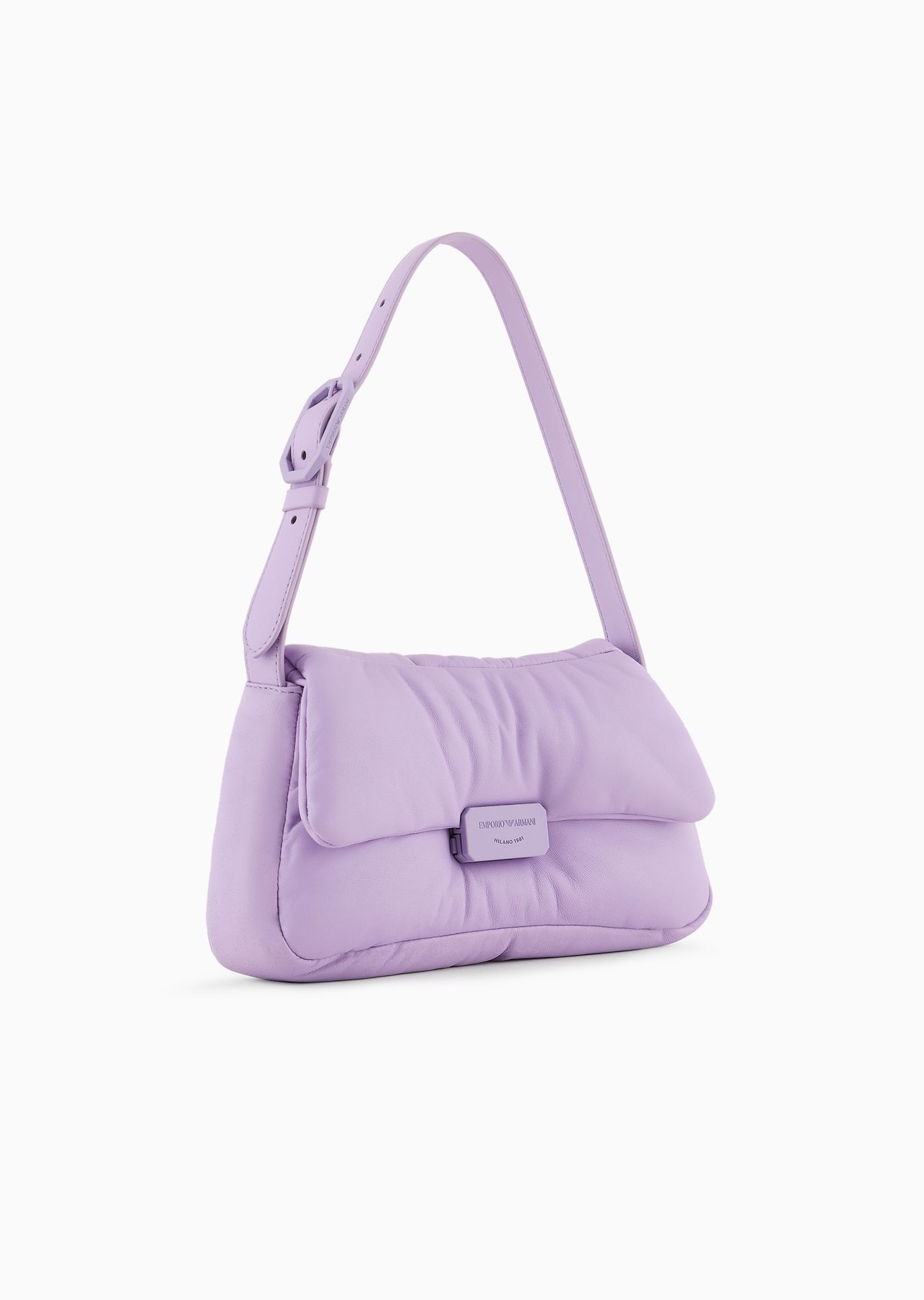 Baguette shoulder bag in puffy nappa leather - 2
