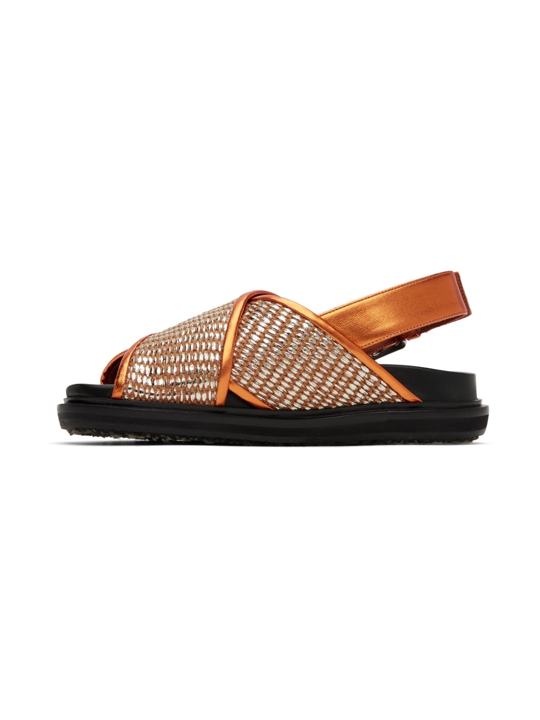 Orange Fussbett Sandals - 3