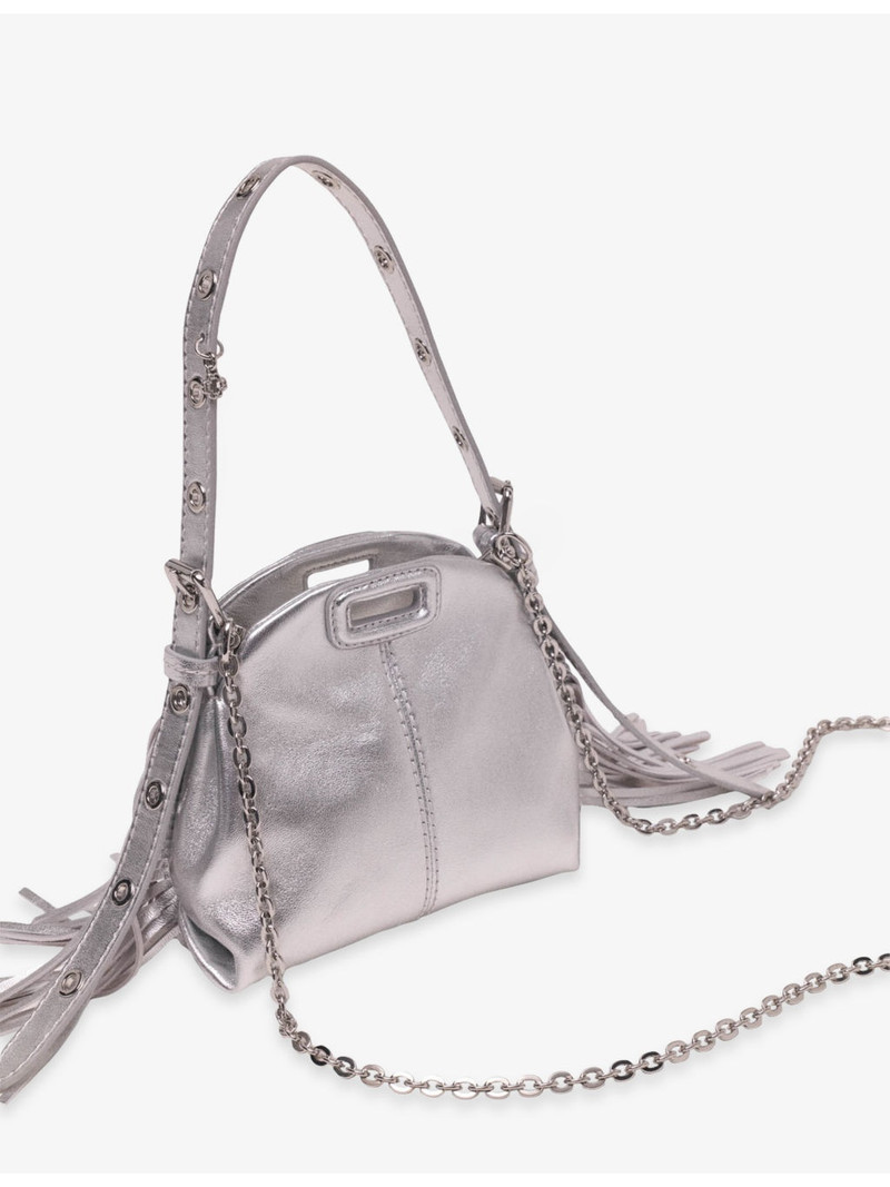 maje Miss M Micro Leather Shoulder Bag outlook