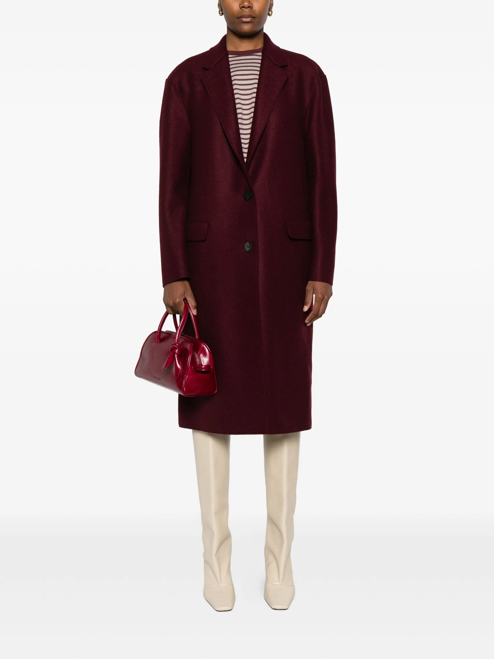 Harris Wharf London Chester Button-fastening Wool Coat - 2