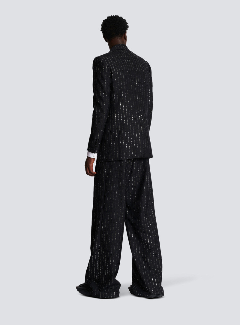 Blazer with sequin stripes 4