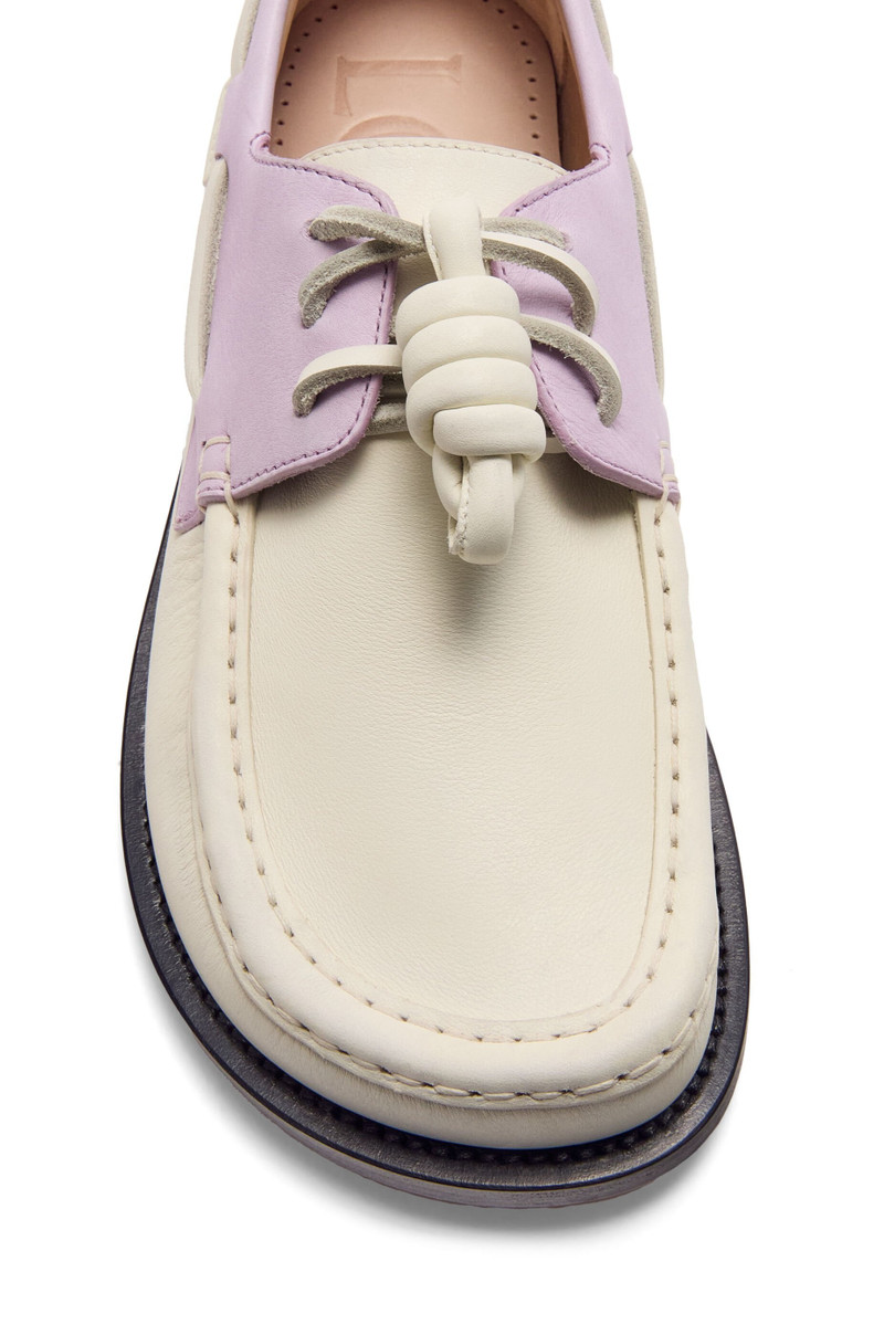 Campo boat shoe in soft calfskin 5