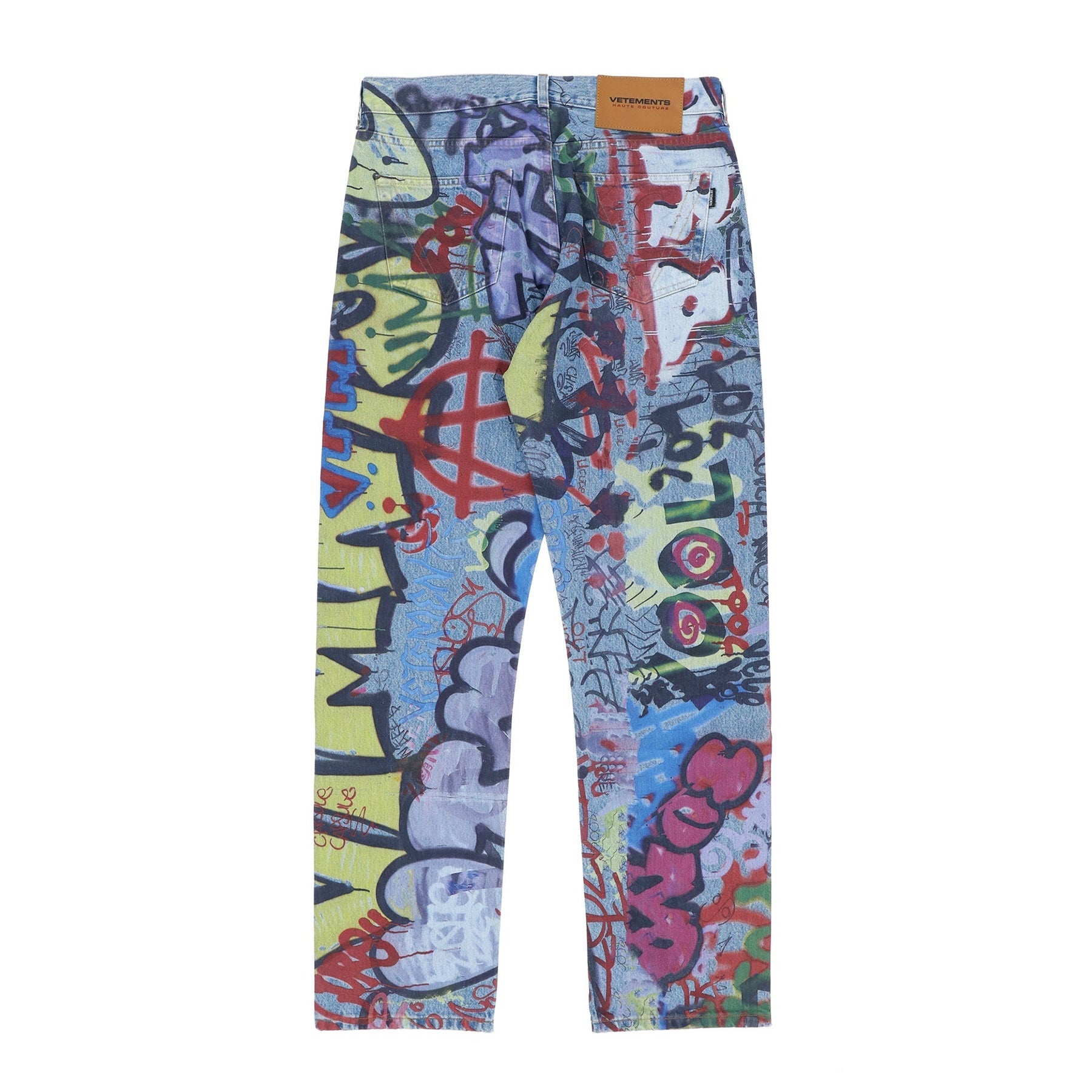 GRAFFITI STRAIGHT LEG DENIM / L.BLU / GRAFFITI PRINT - 2