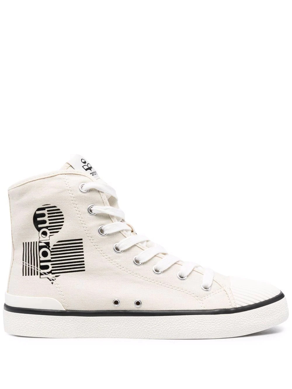 logo-print lace-up sneakers - 1