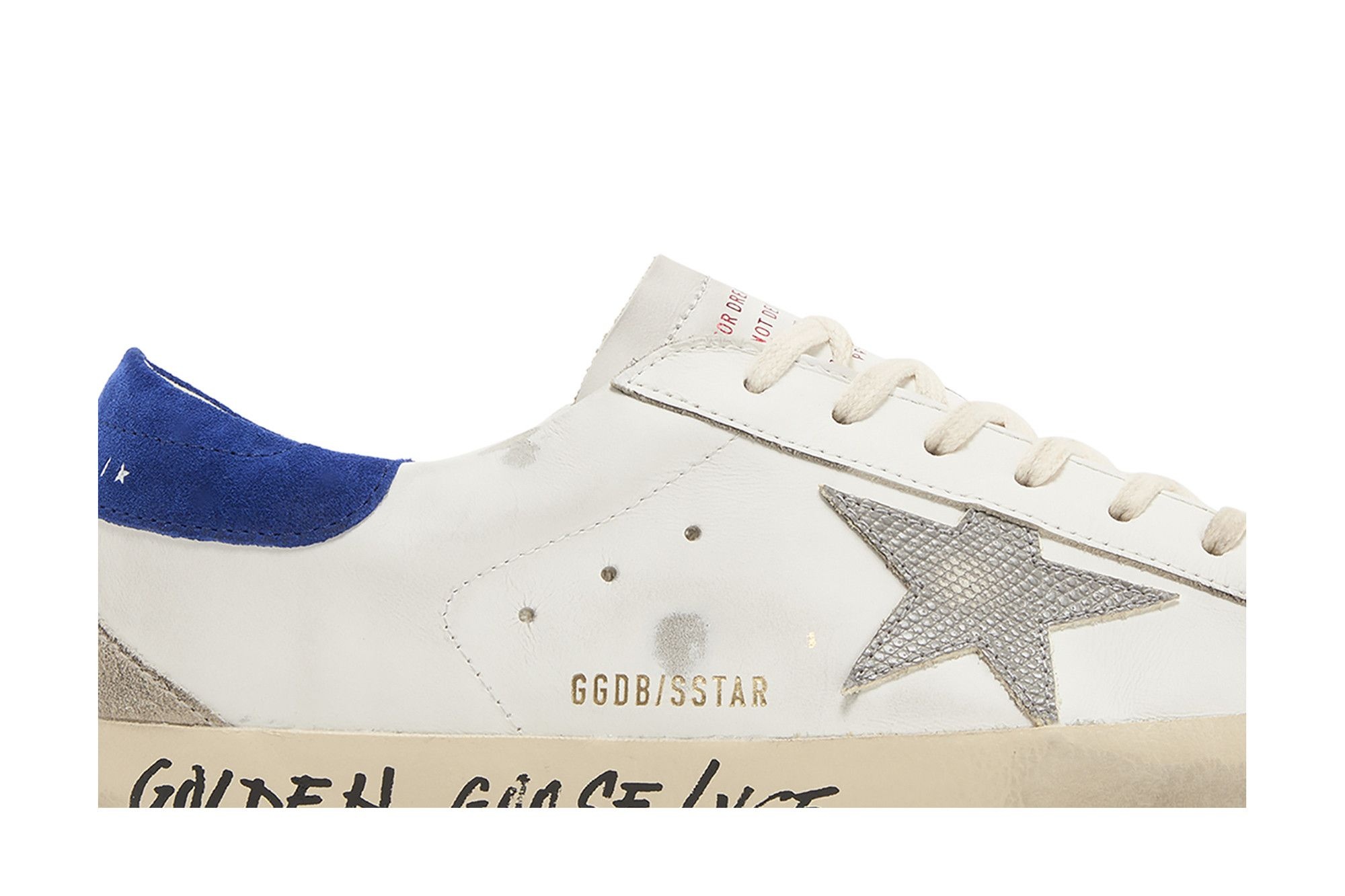 Golden Goose Superstar 'Snakeskin - White Blue' - 2
