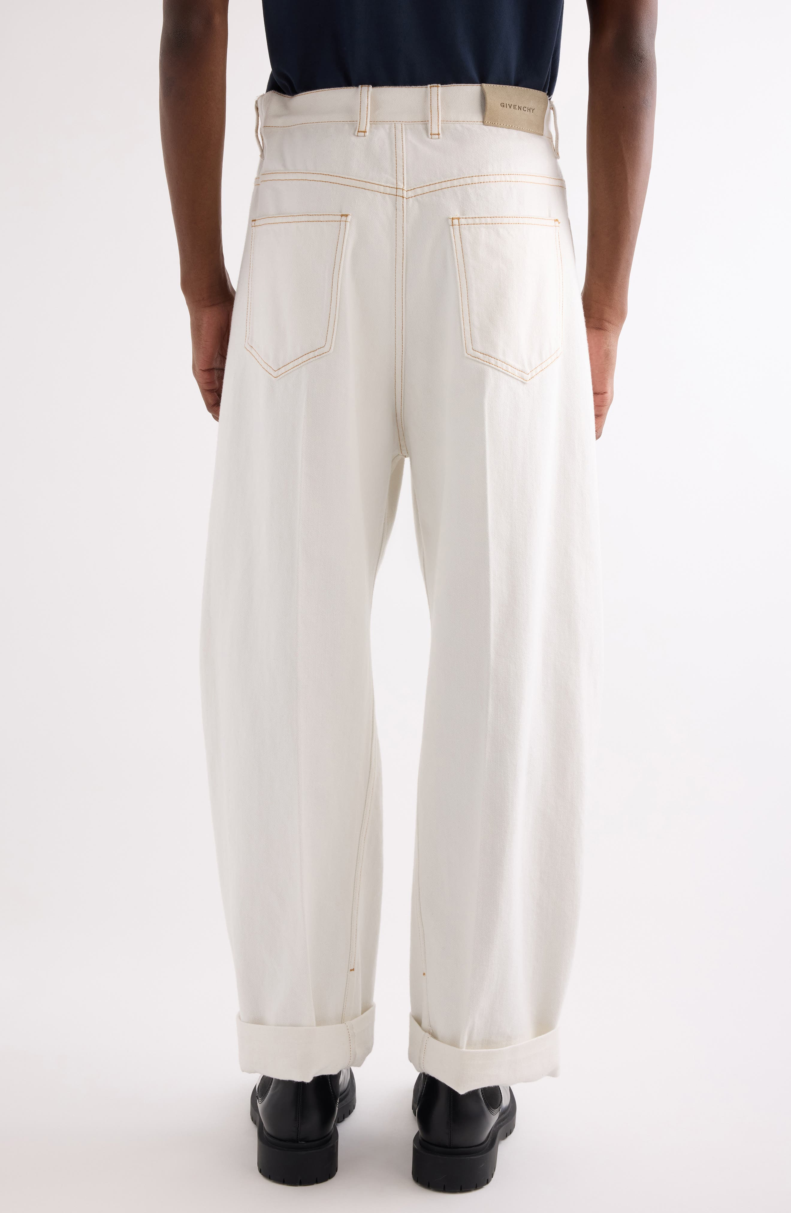 Givenchy Twisted Seam Jeans in White at Nordstrom - 3
