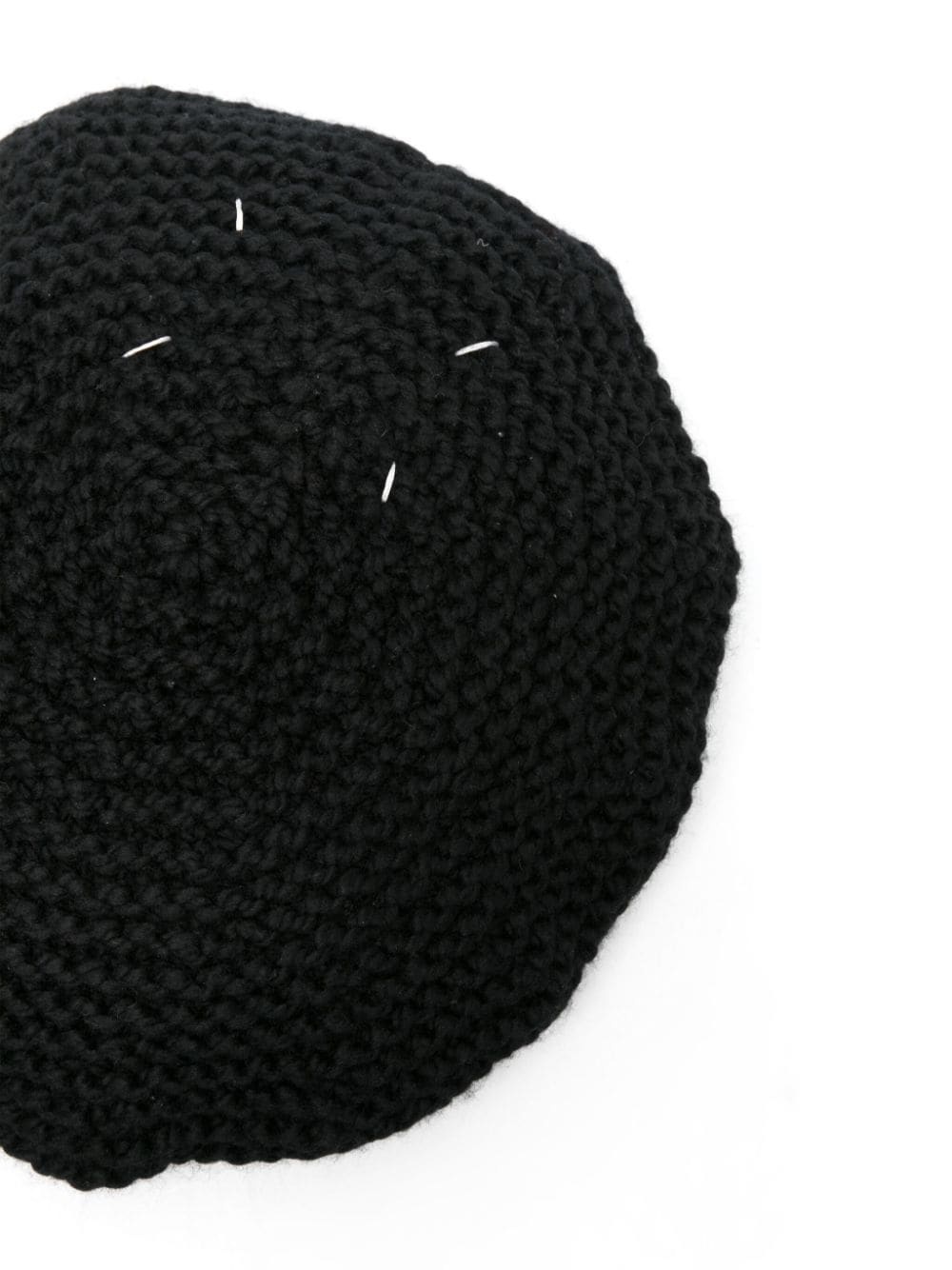 chunky-knit beret hat - 2