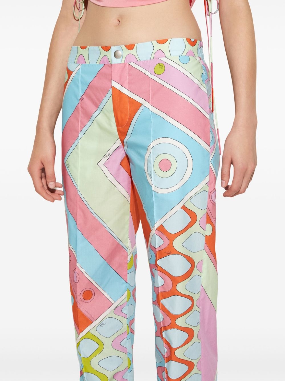 Vivara-Print cotton trousers - 5