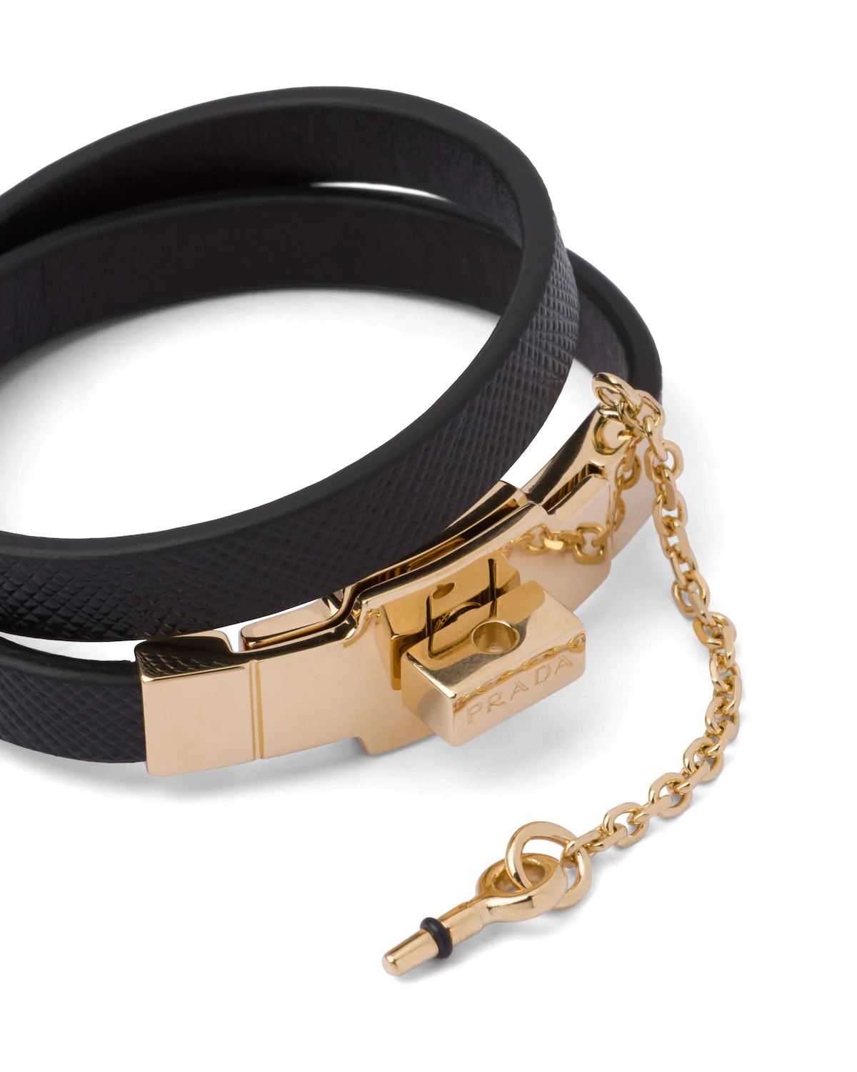 Saffiano leather bracelet - 3