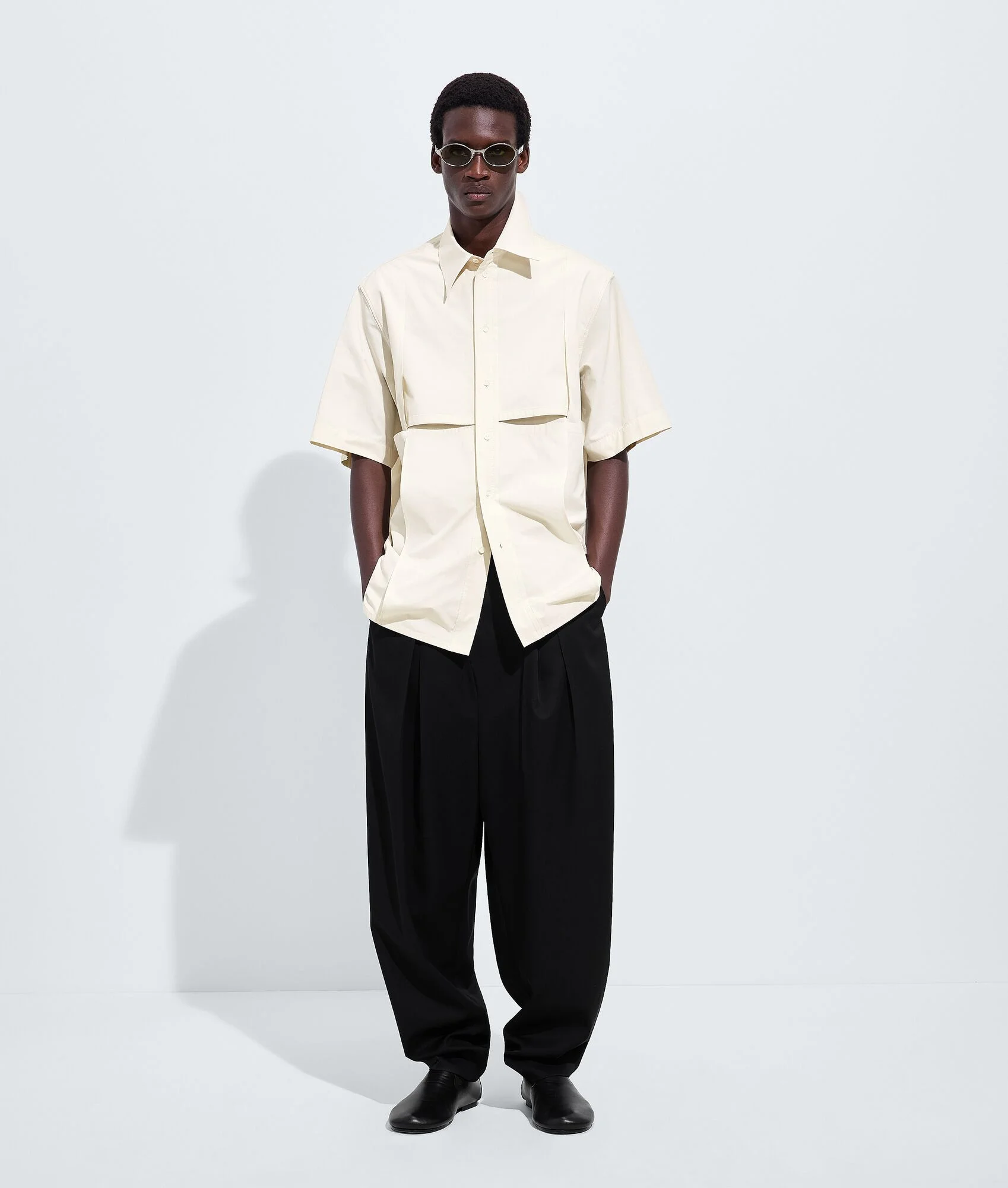 Macro Intreccio Cotton Shirt - 1