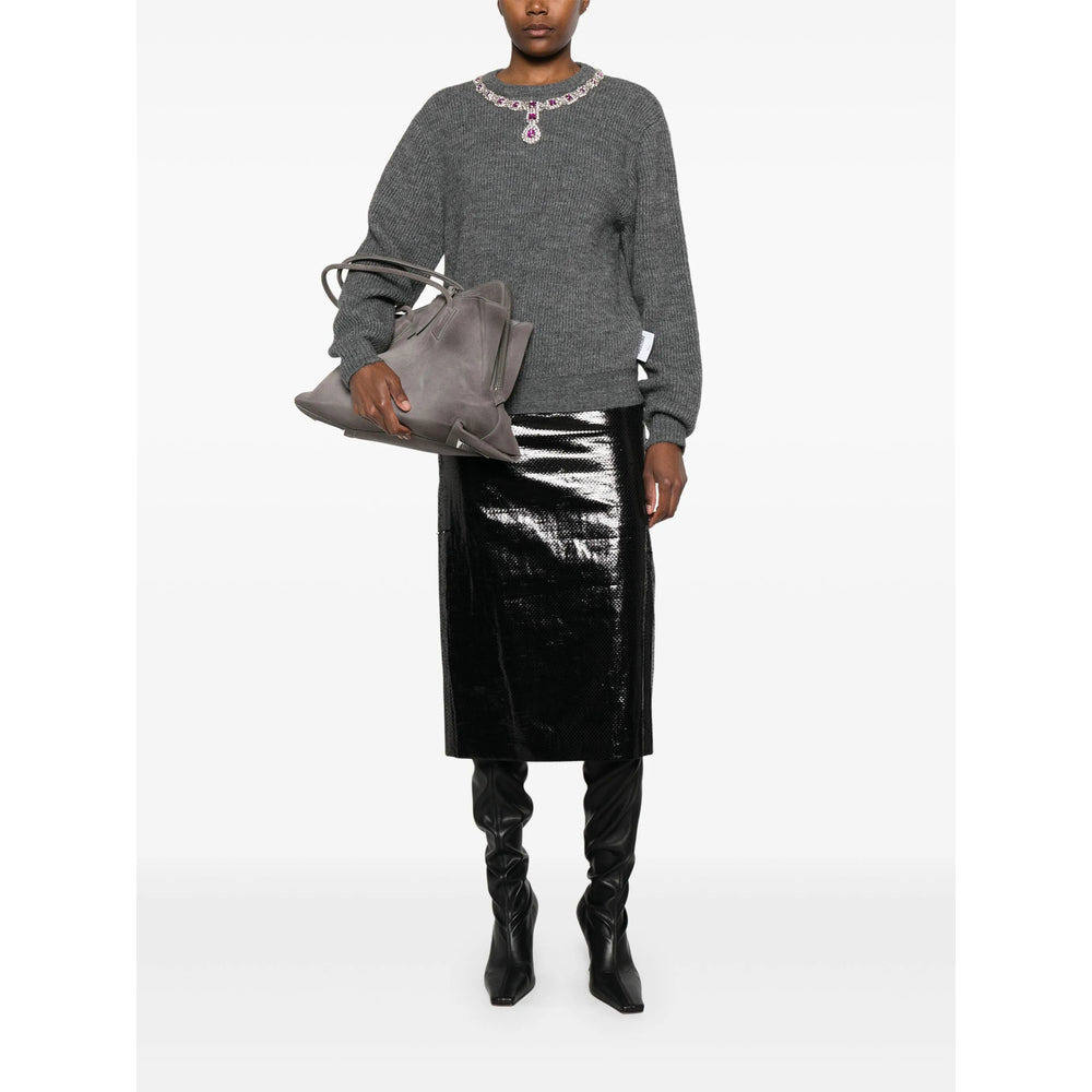 Moschino Grey Knitwear - Jumpers Women - 3