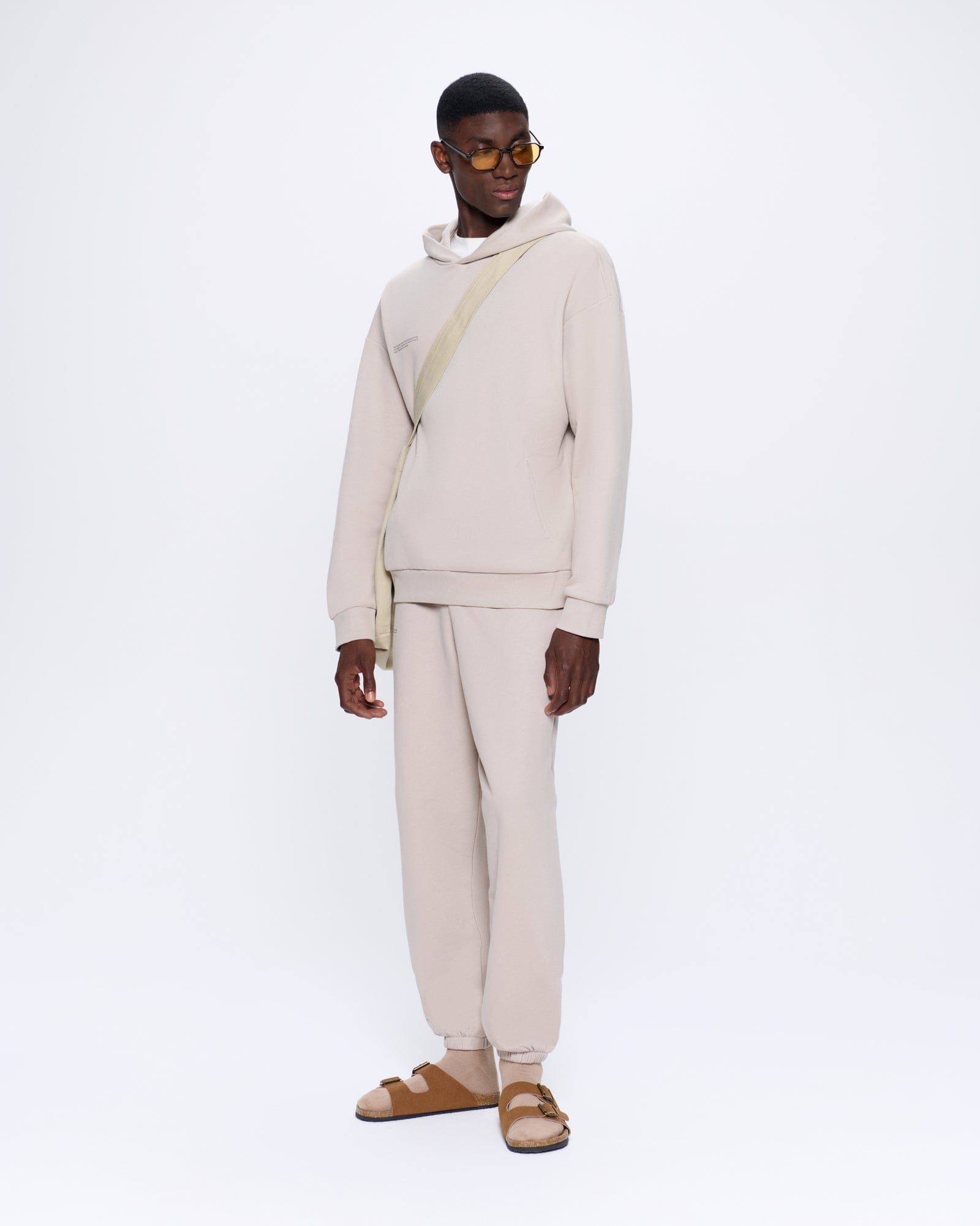 Mens 365 Midweight Hoodie - Stone - 3