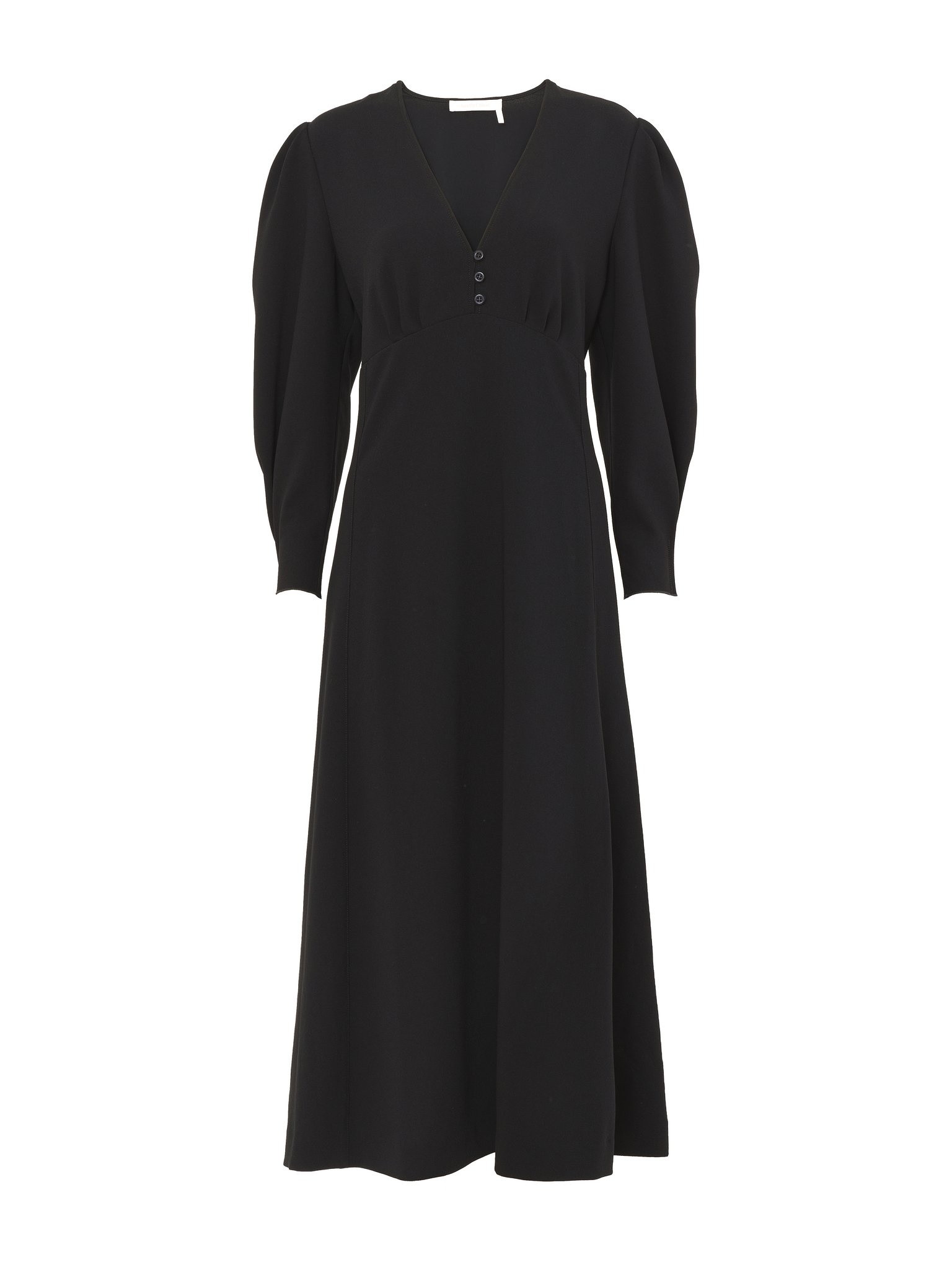 BUTTON-DOWN MIDI DRESS - 1
