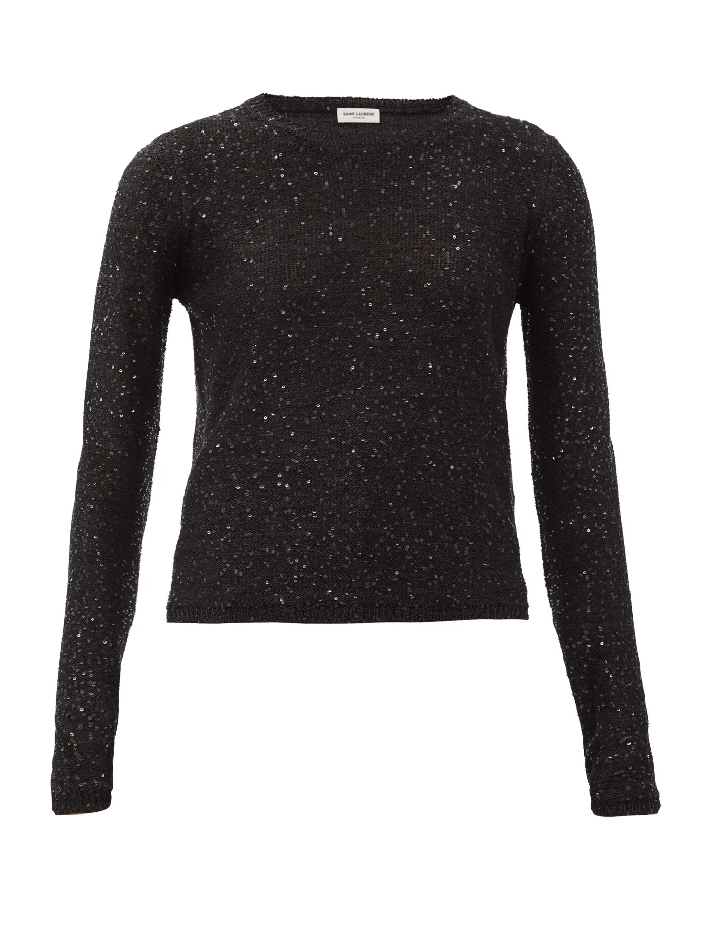 Sequinned knit sweater - 1