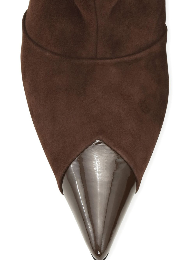 pointed-toe suede boots 3