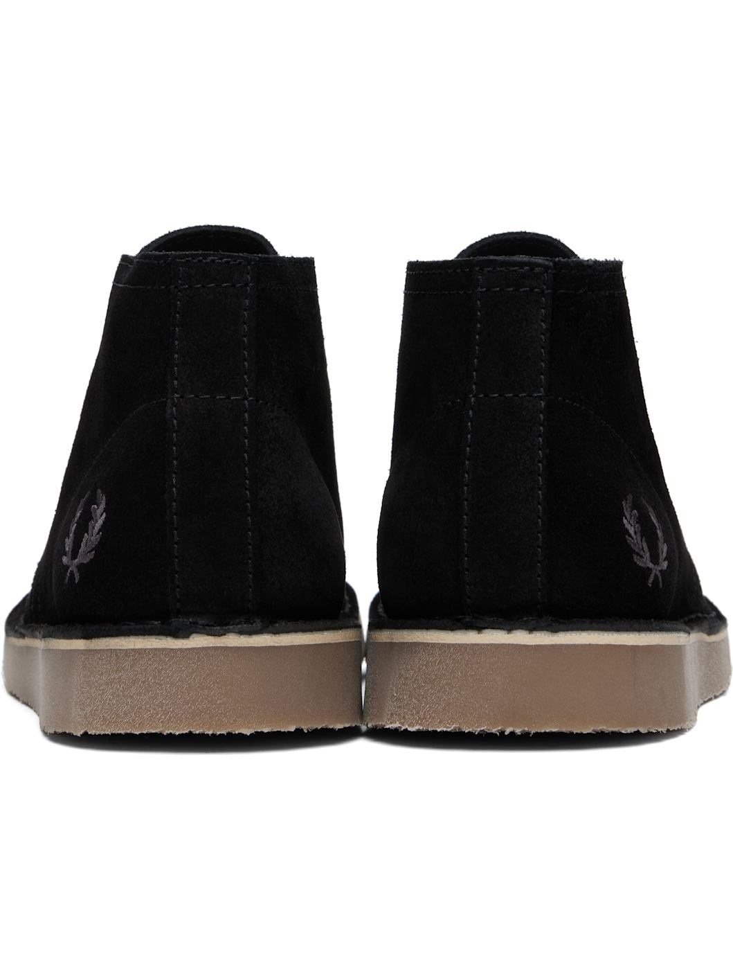 Black Hawley Suede Desert Boots - 2