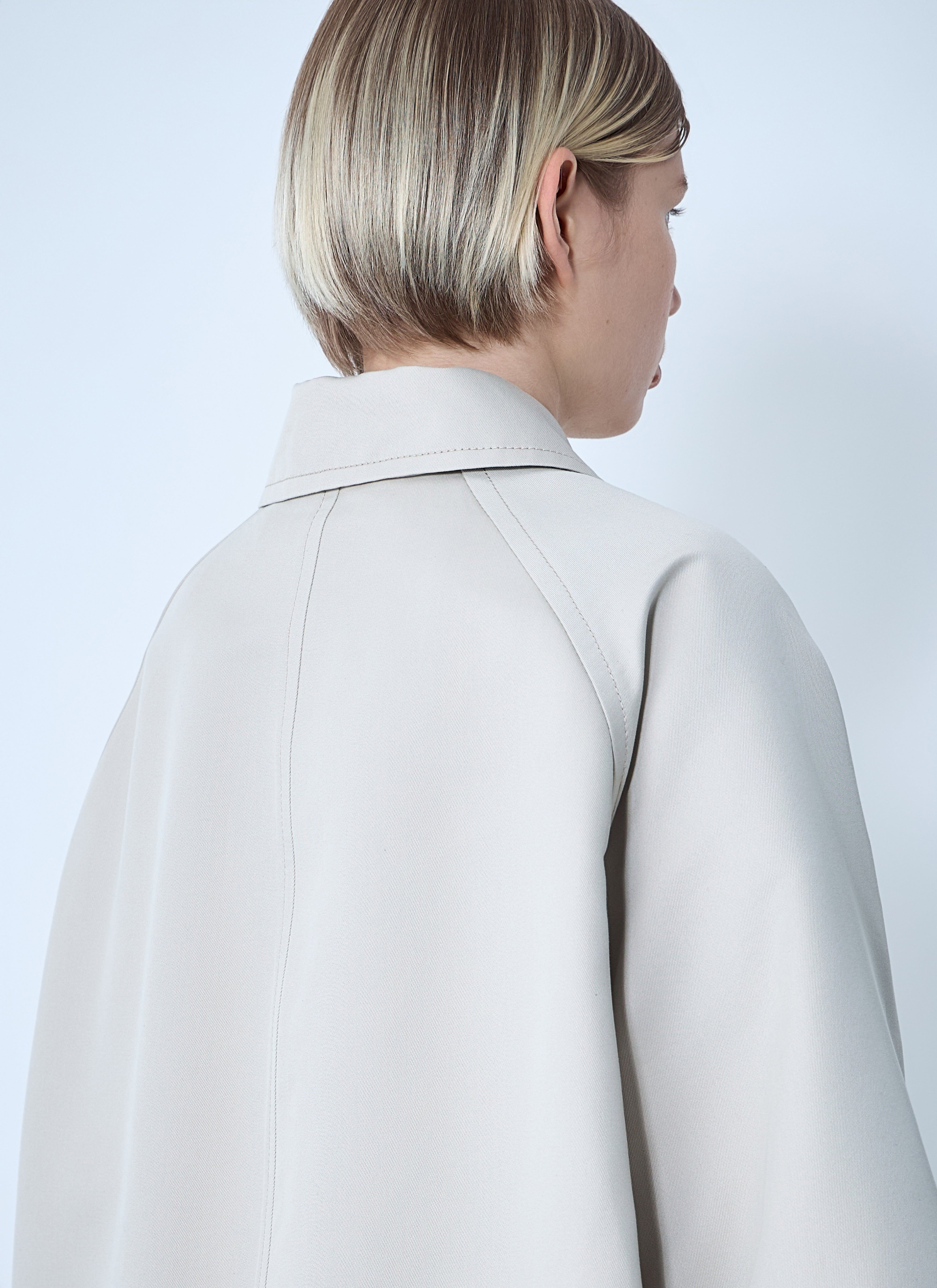 Bottega Veneta Women Silk-And-Cotton-Blend Coat - 6