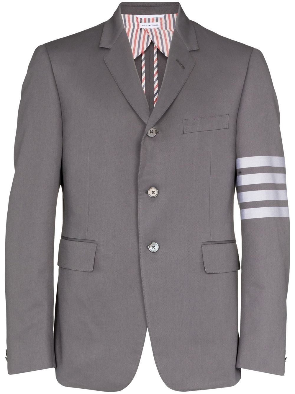 Engineered 4-Bar single-breasted blazer - 1