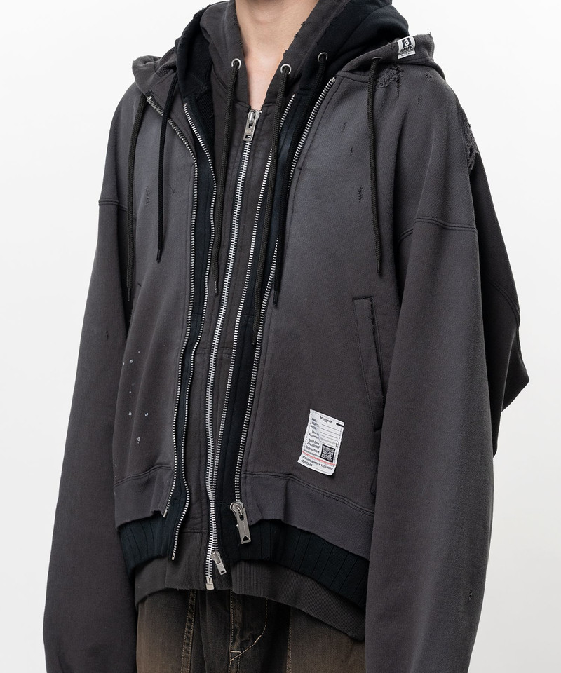 Triple Layered Zip-up Hoodie 11