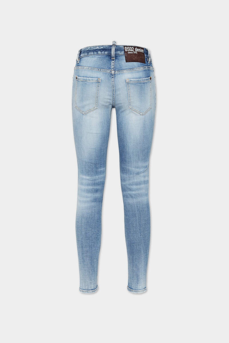 LIGHT WASH MEDIUM WAIST JENNIFER JEANS - 2