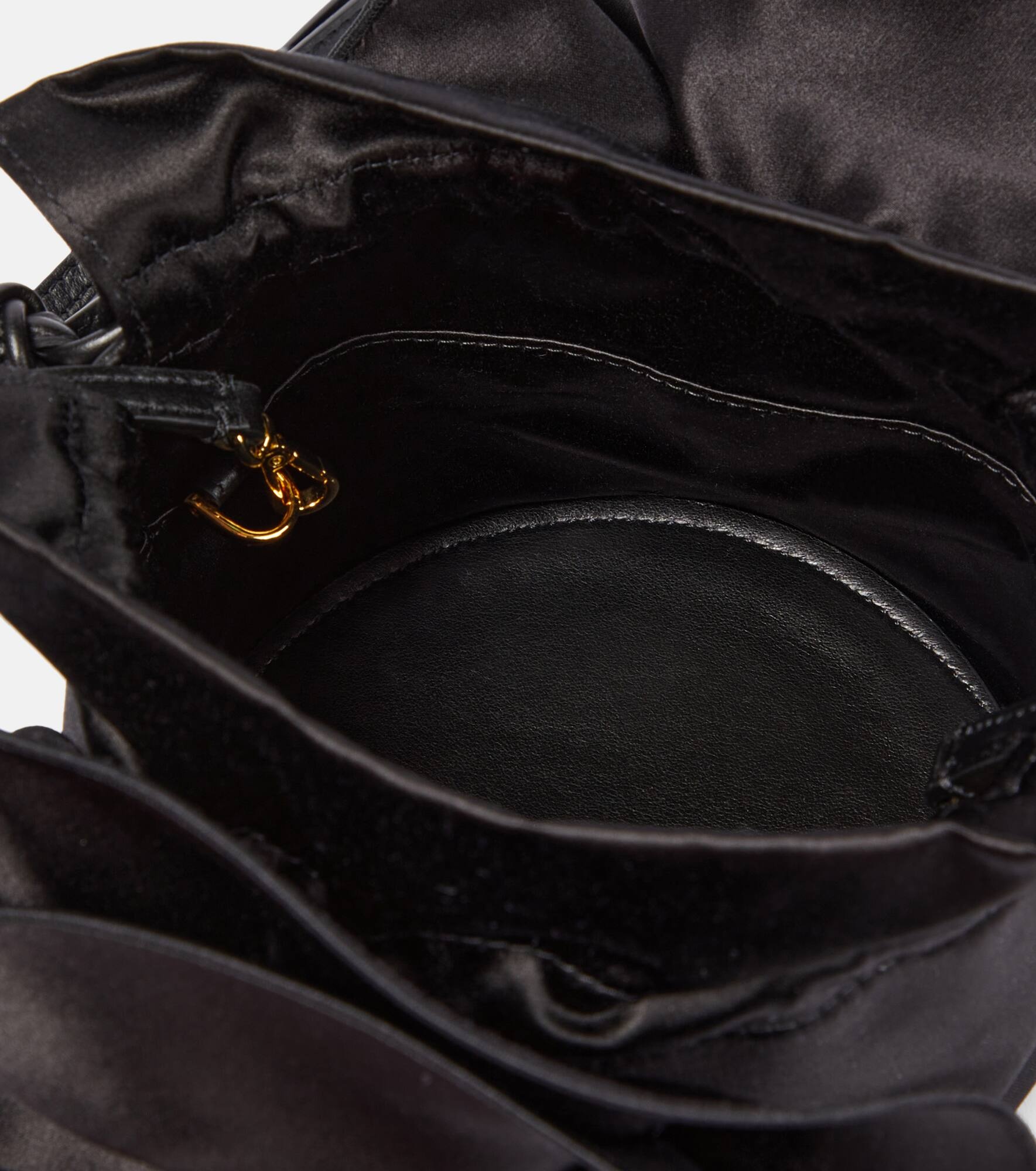 Ruched satin shoulder bag - 3