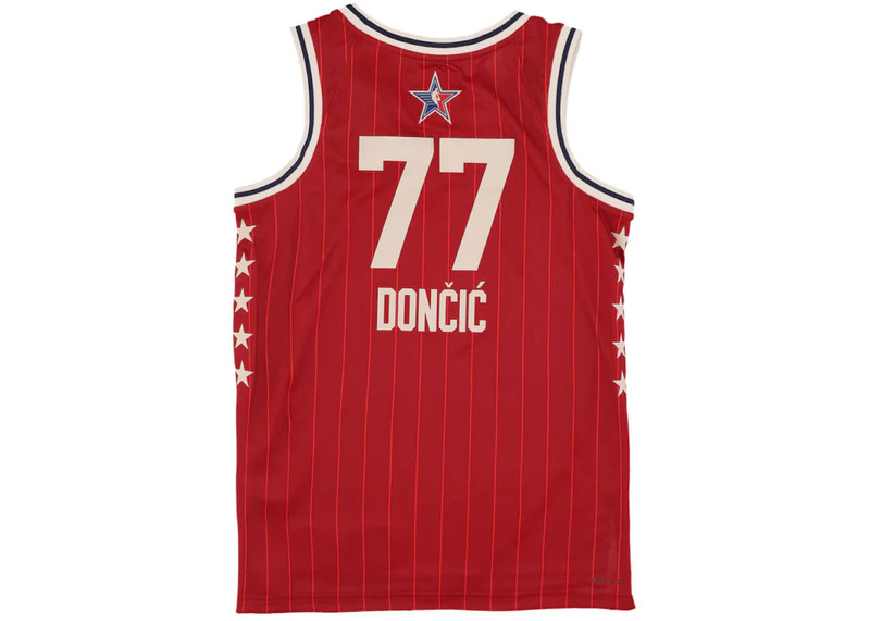 Jordan Jordan NBA Luka Doncic All Star Dri-Fit Jersey Red outlook