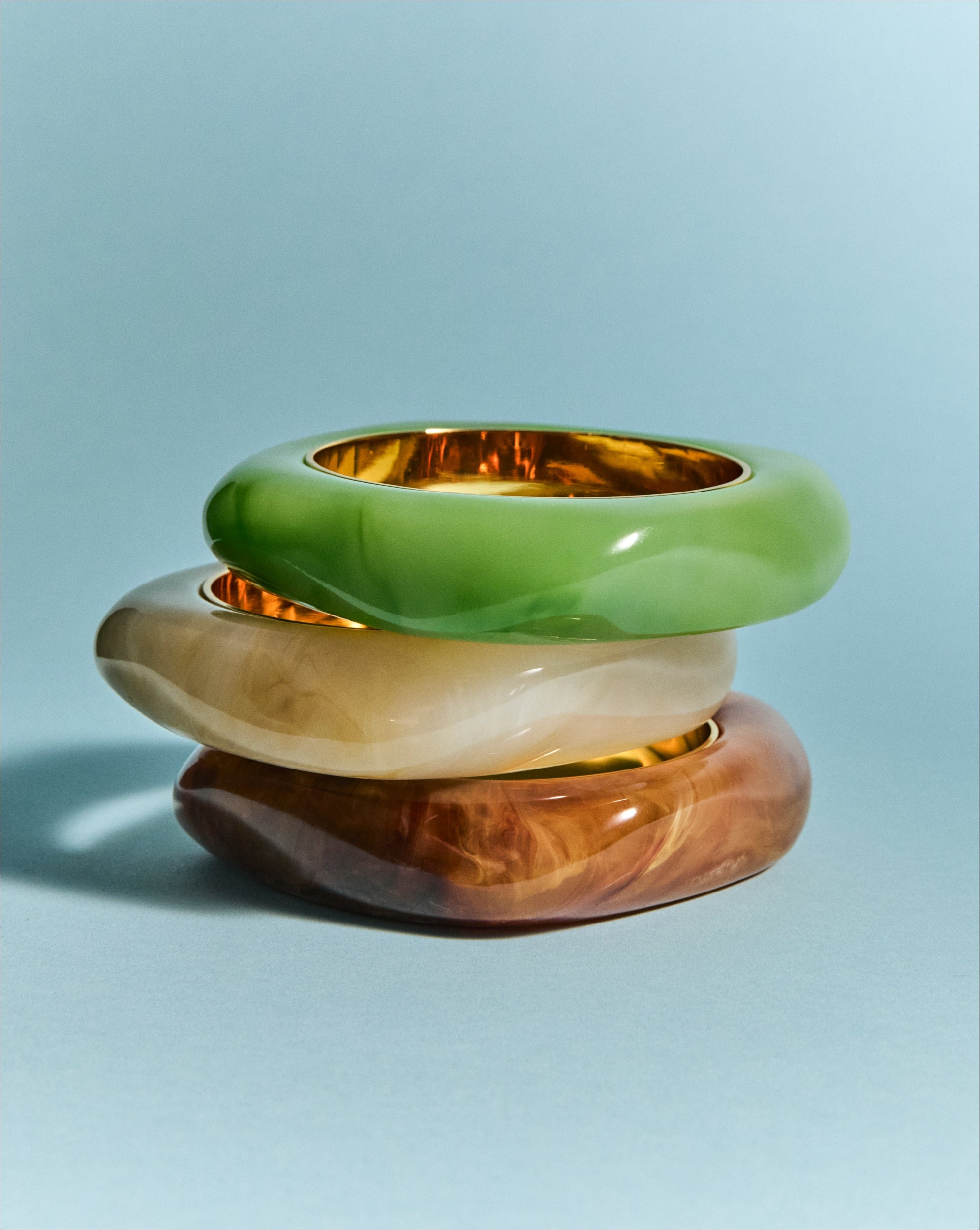 SCULPTED RESIN BANGLE - 6