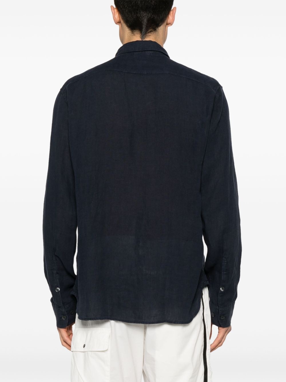 longsleeve linen shirt - 4