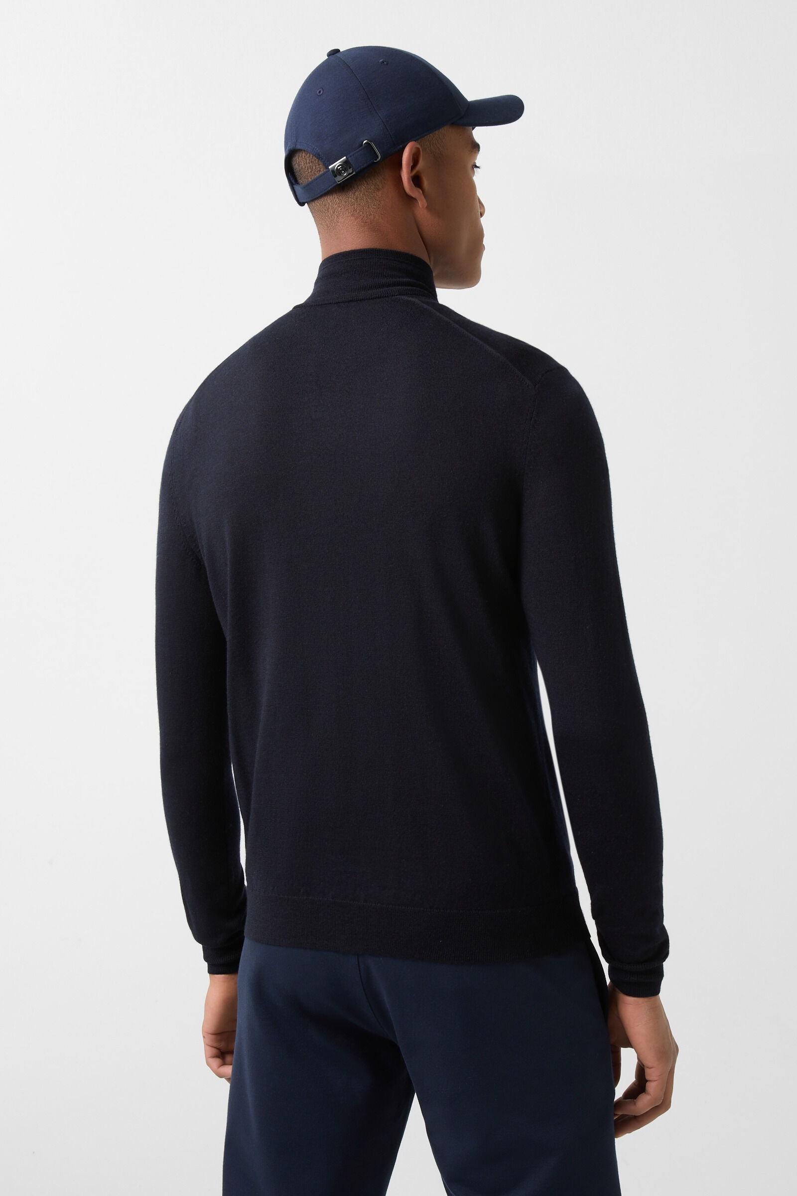 Oscar Knit jacket in Navy blue - 3