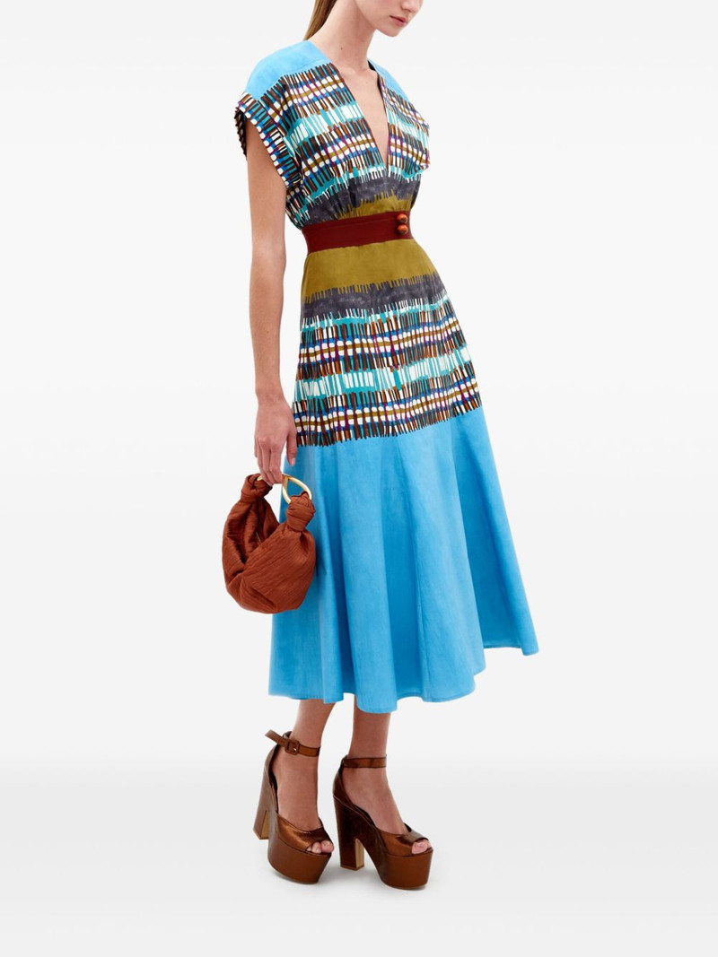 SILVIA TCHERASSI Sakura midi dress outlook