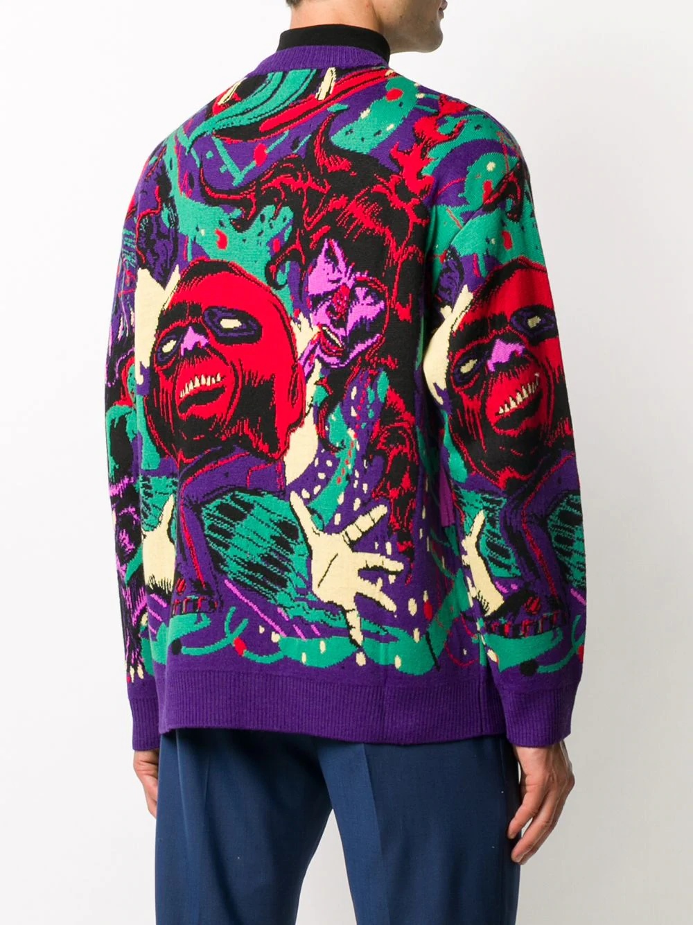 graphic print jumper - 4