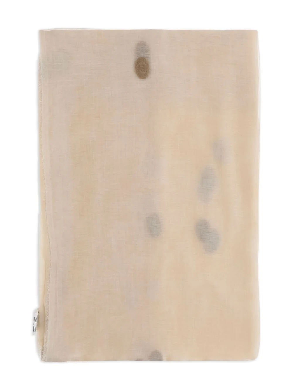 polka dot-print scarf - 1