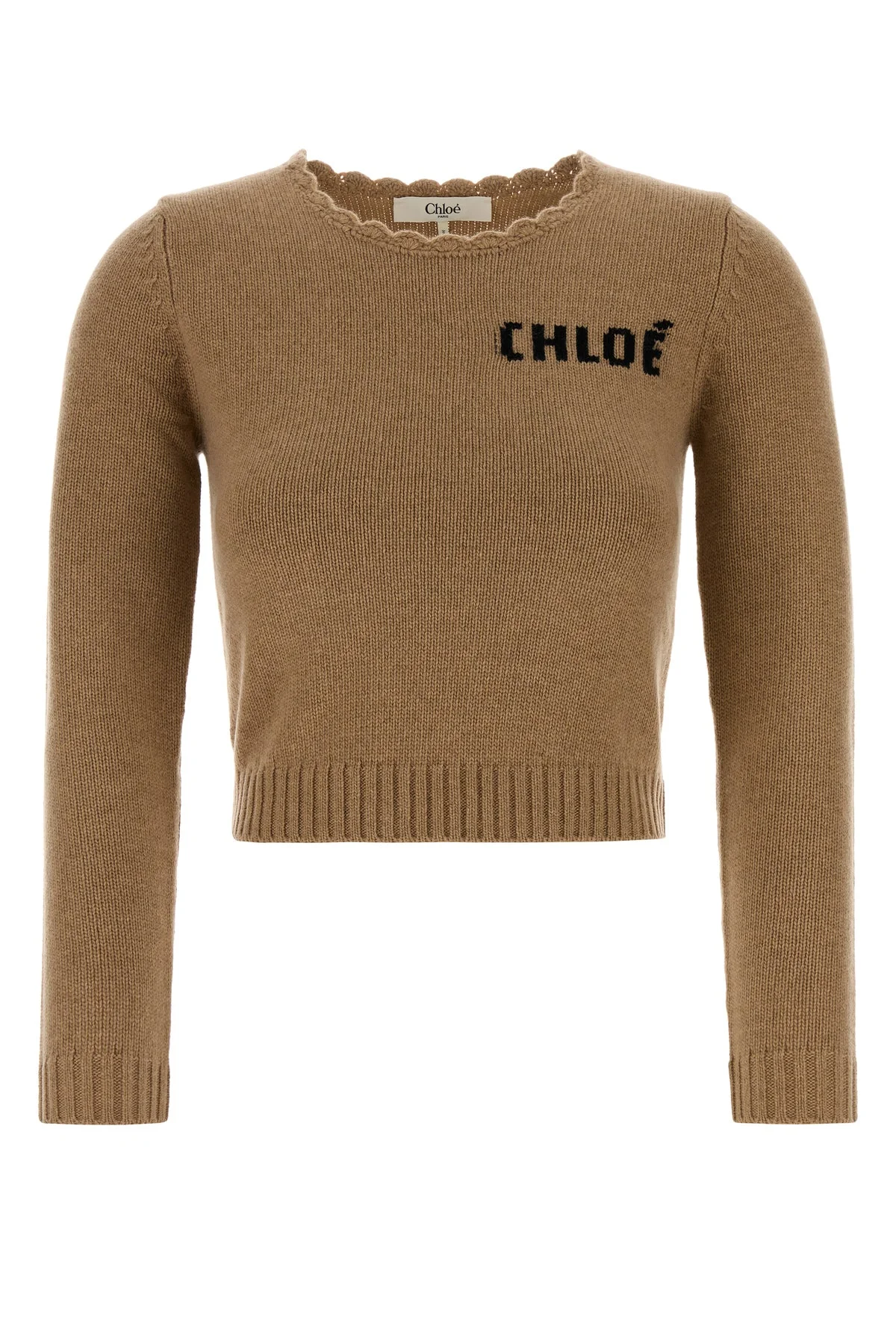 Camel wool blend sweater - 1