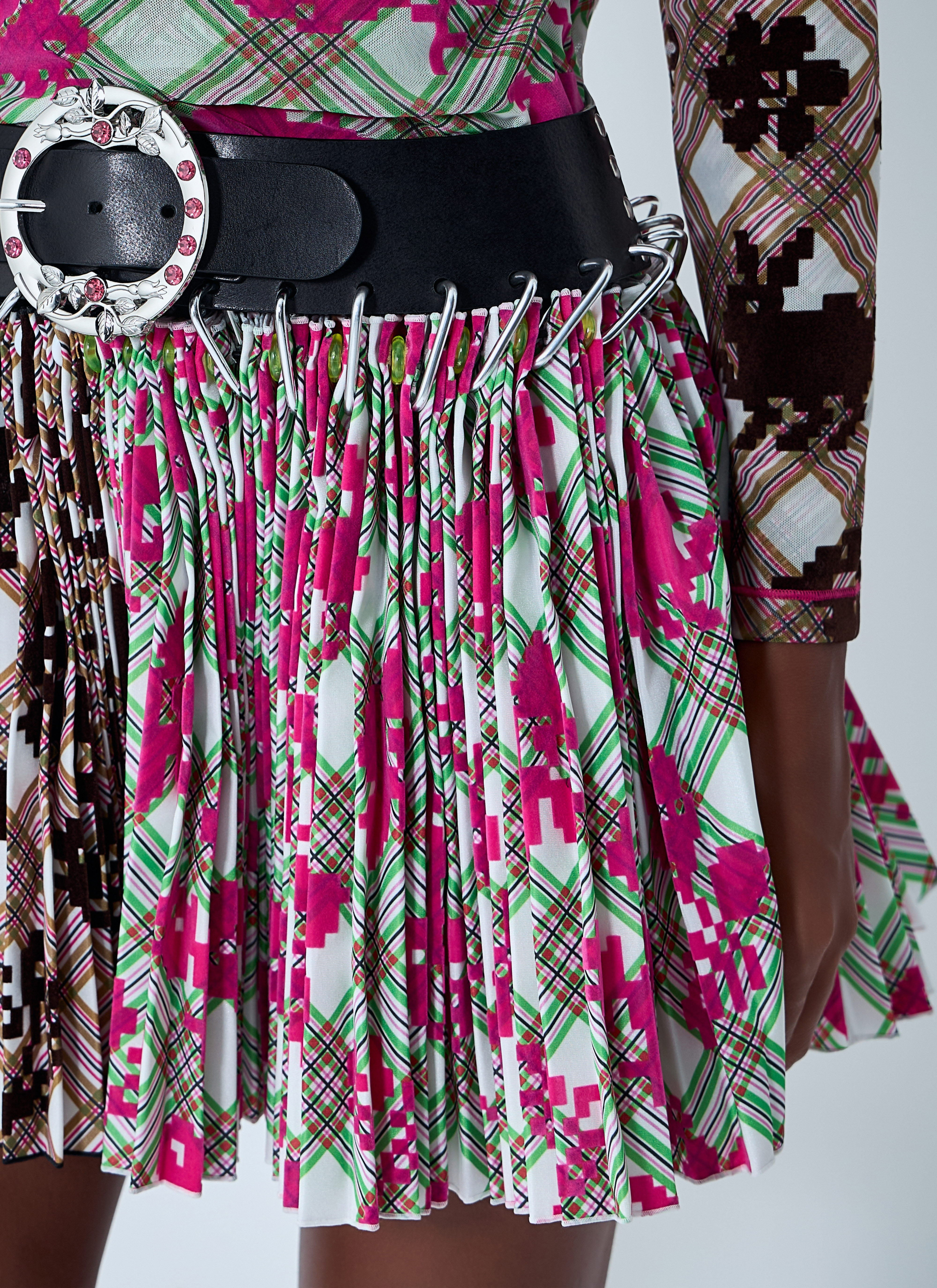 Chopova Lowena Women Pixel Party Mini Carabiner Skirt - 5