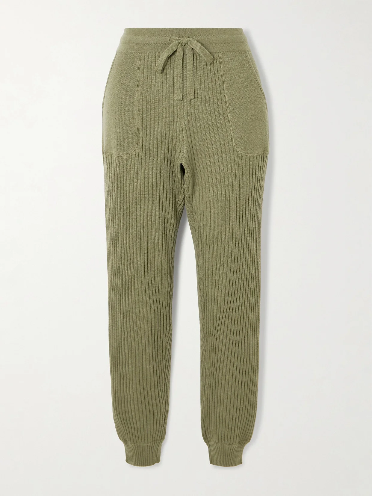 Moelleux Wool And Cashmere-blend Tapered Track Pants - 1
