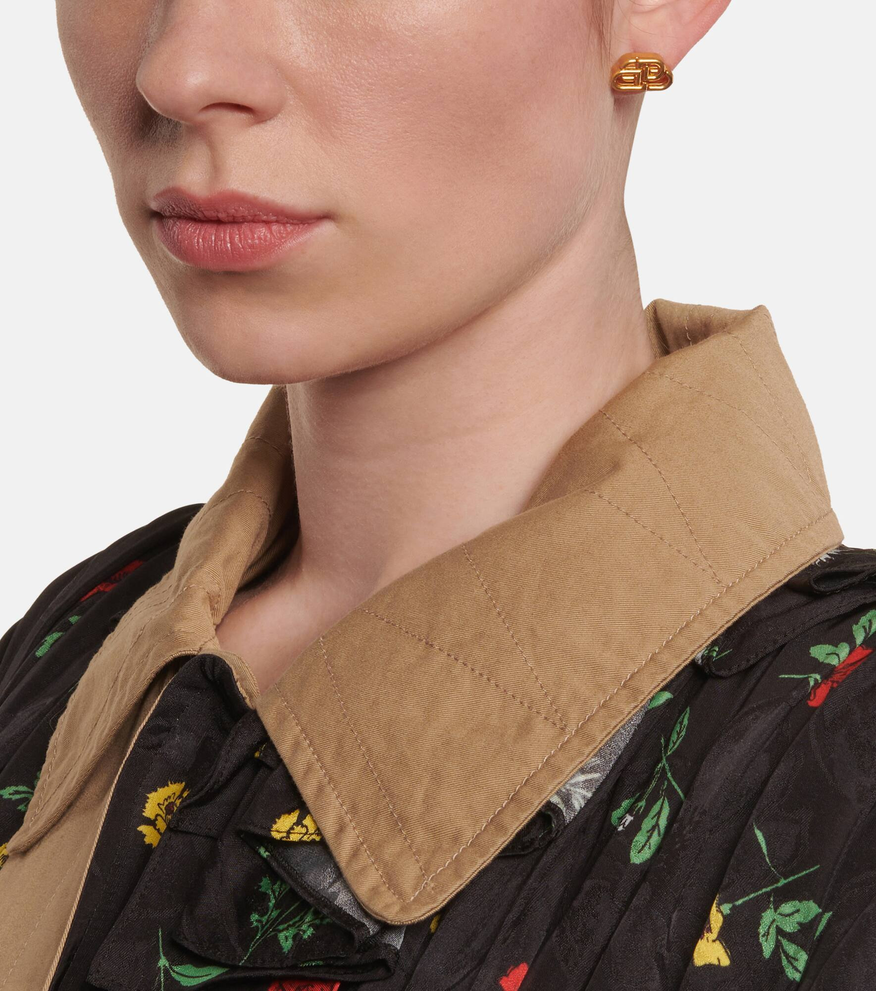BB XS gold-plated stud earrings - 3