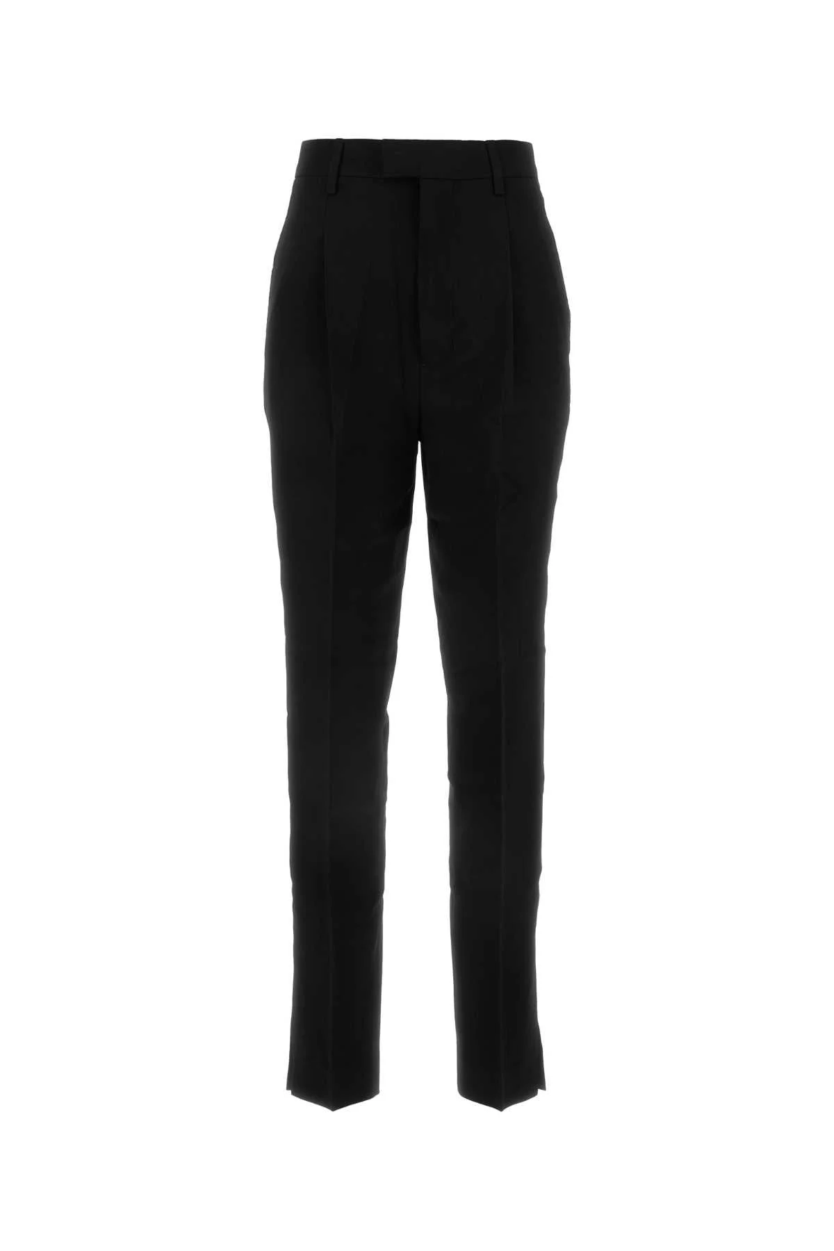 Ami Women Black Wool Pant - 1