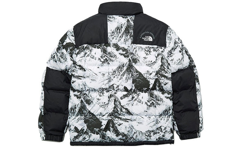 The North Face THE NORTH FACE Winter Custom Printed Jacket 'White' NJ1DL56C outlook