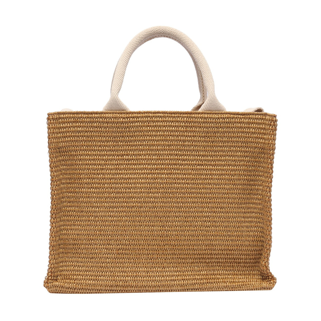 Marni Women Rafia Effect Small Logo Tote Bag - 2