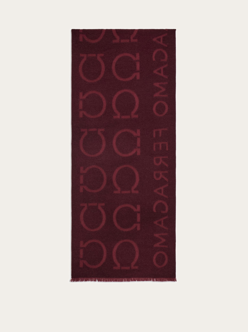 Gancini jacquard scarf 4