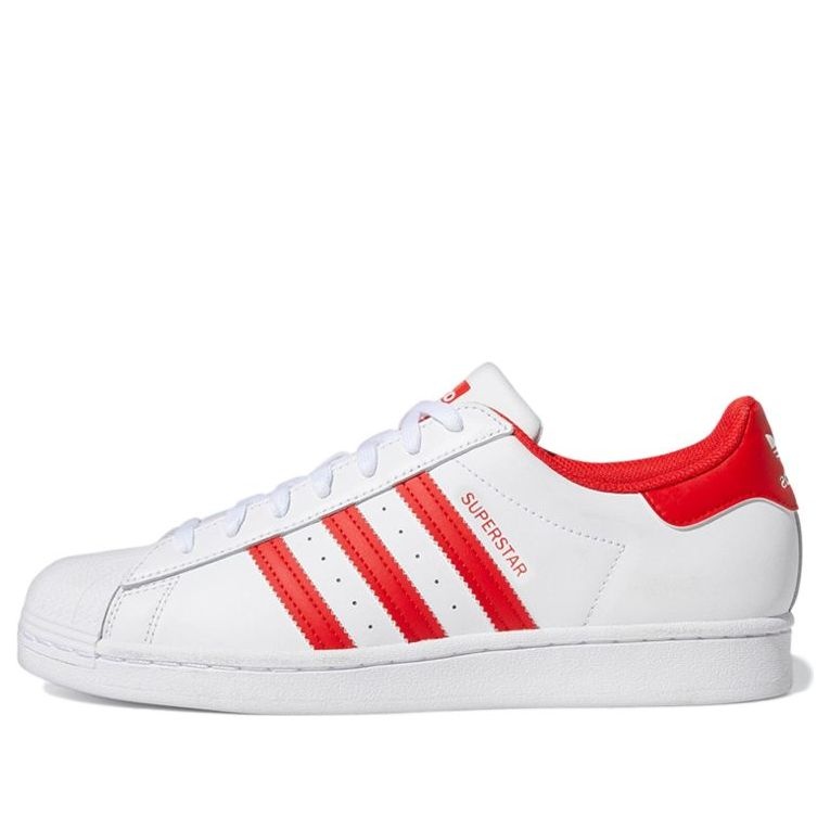 adidas Superstar 'Cloud White Vivid Red' GZ3741 - 1