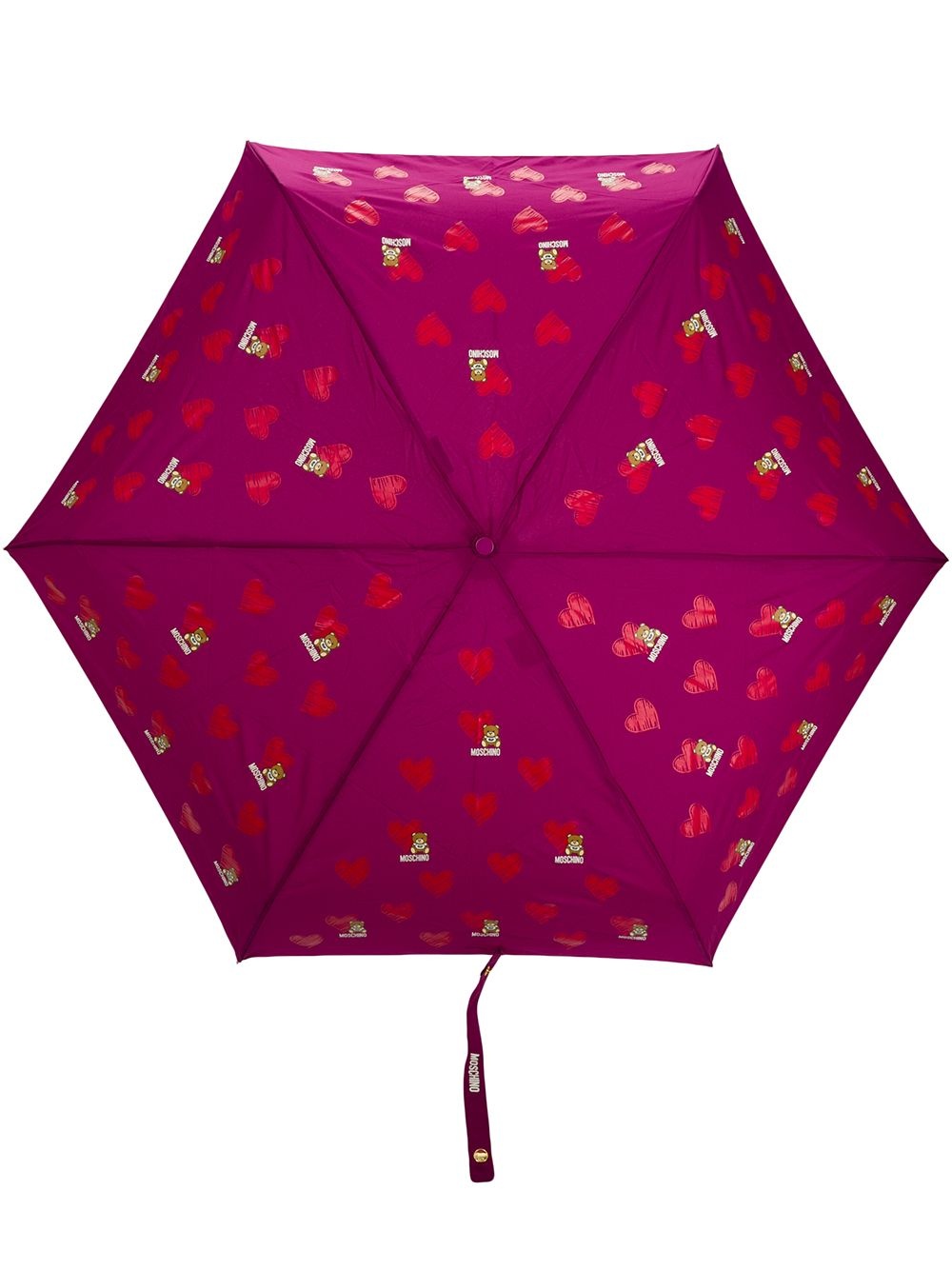 heart bear pattern umbrella - 1