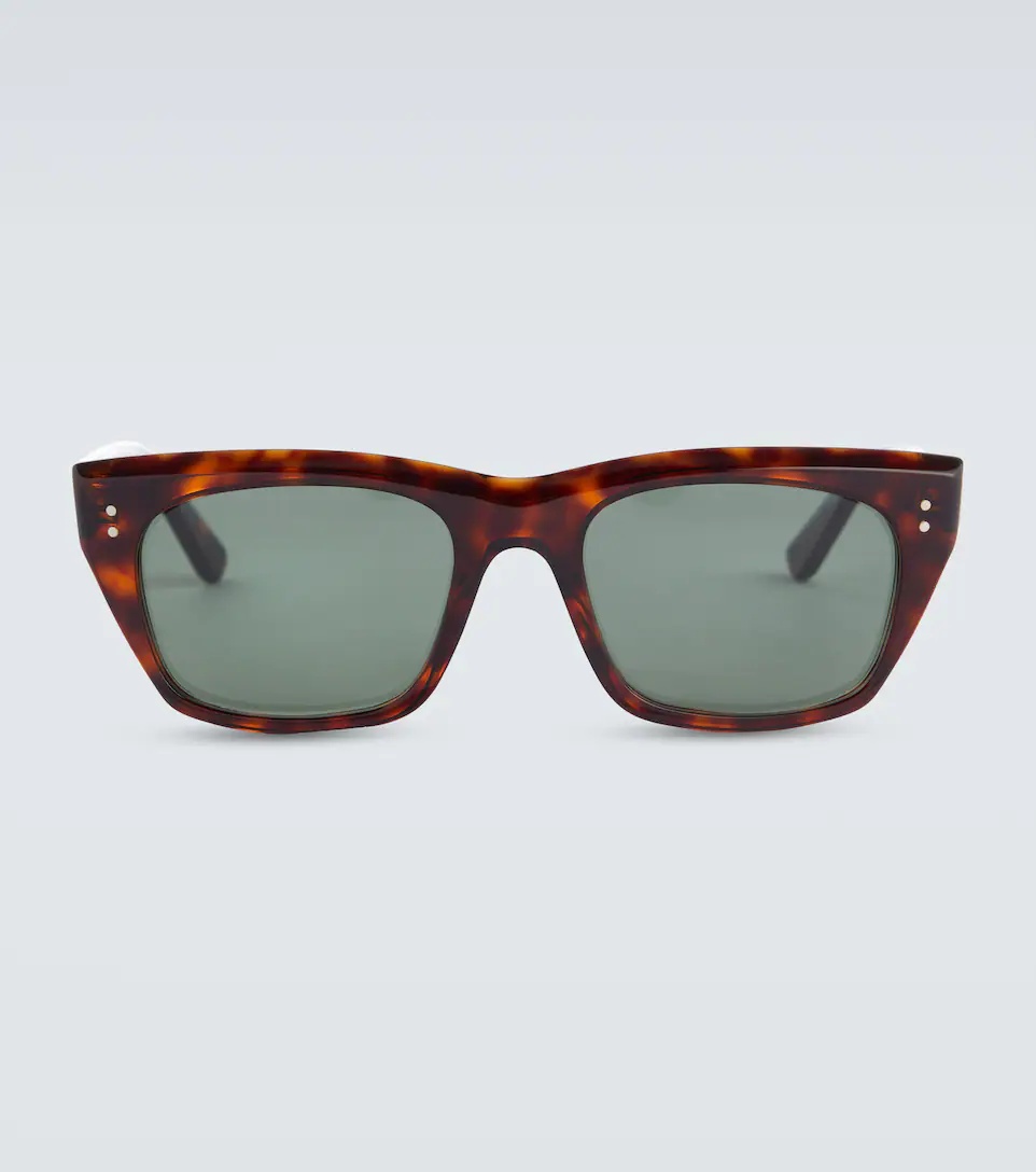 Rectangular acetate sunglasses - 1