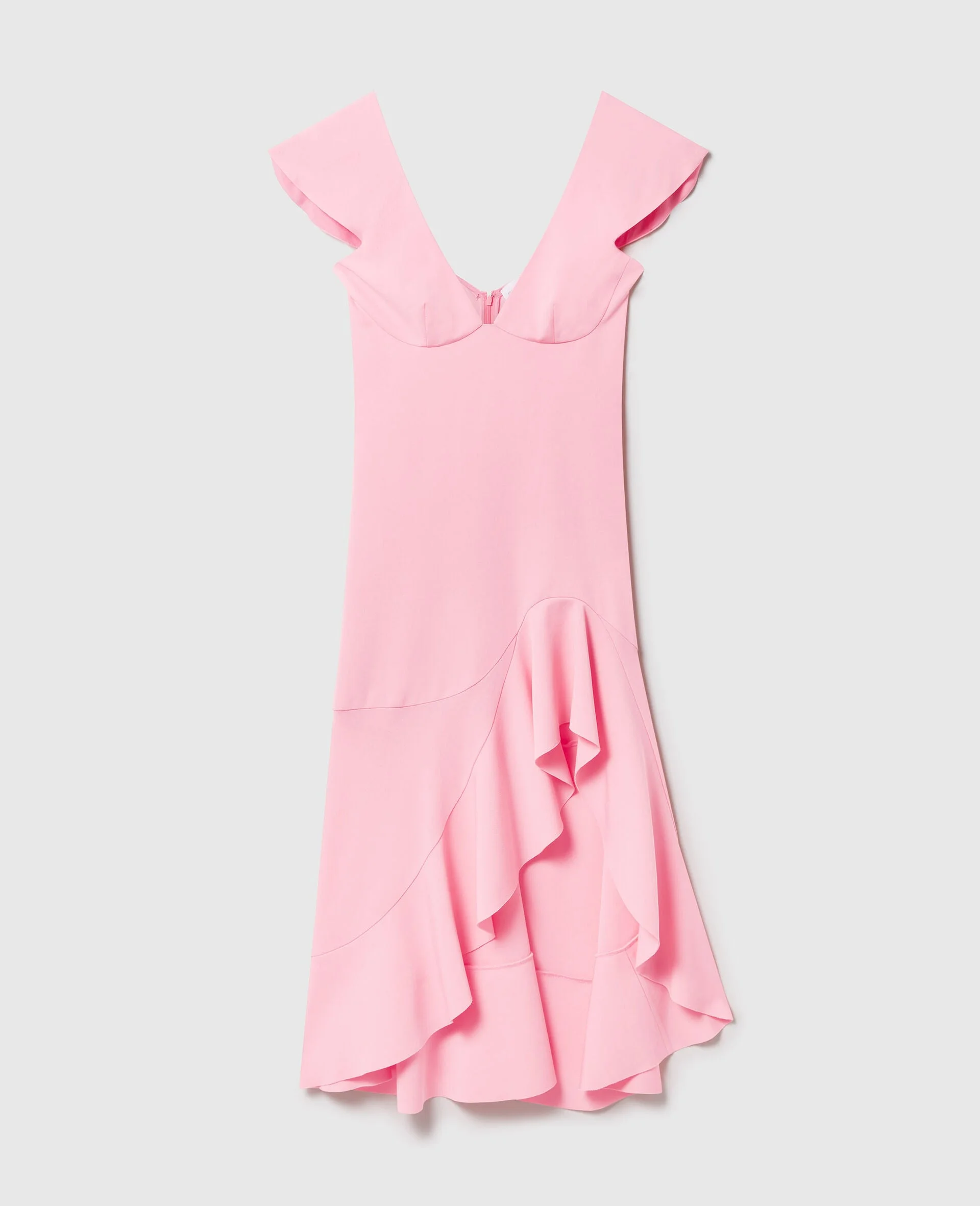 Frill Trim Dress - 1