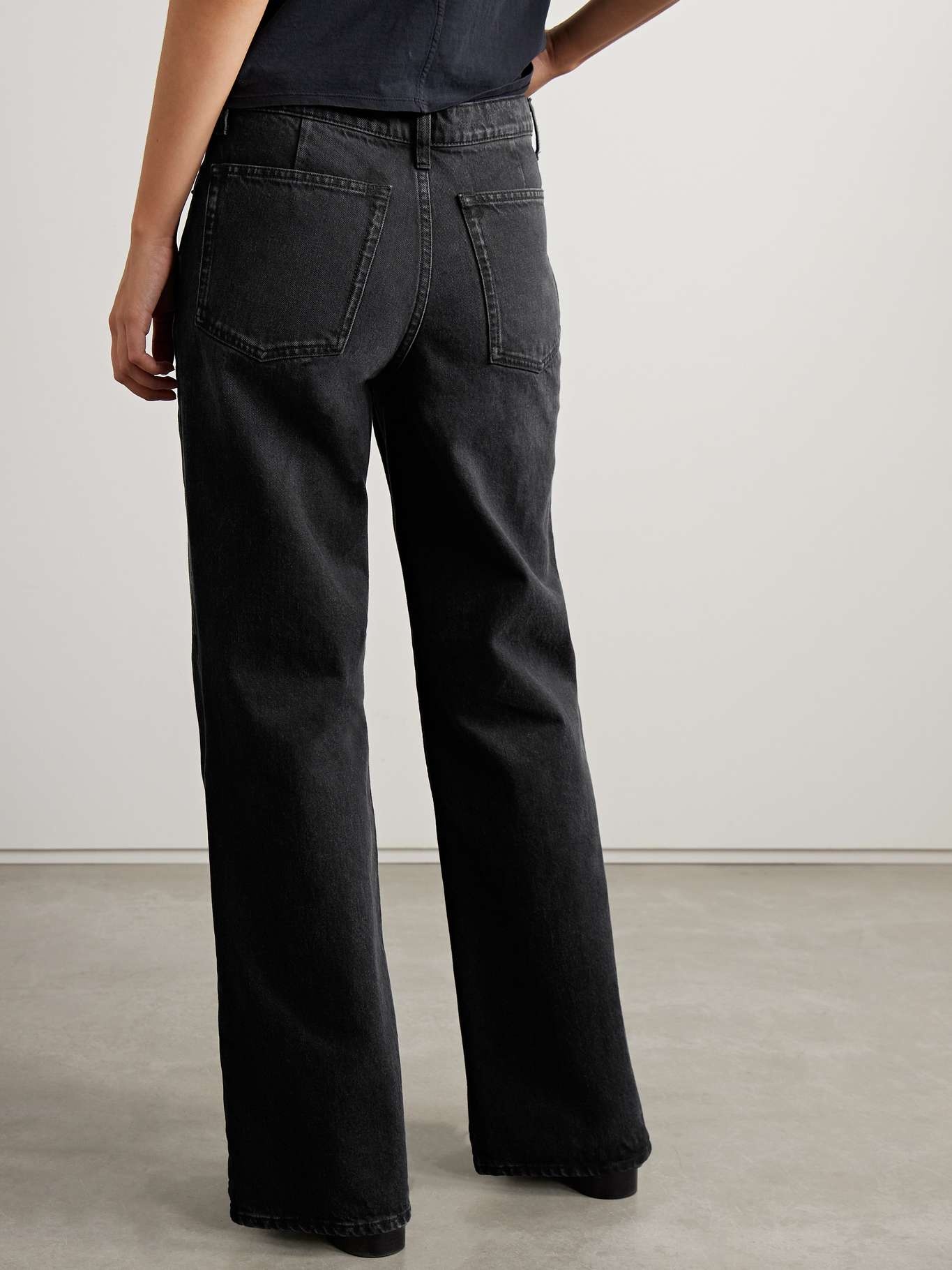 Dean high-rise wide-leg jeans - 4