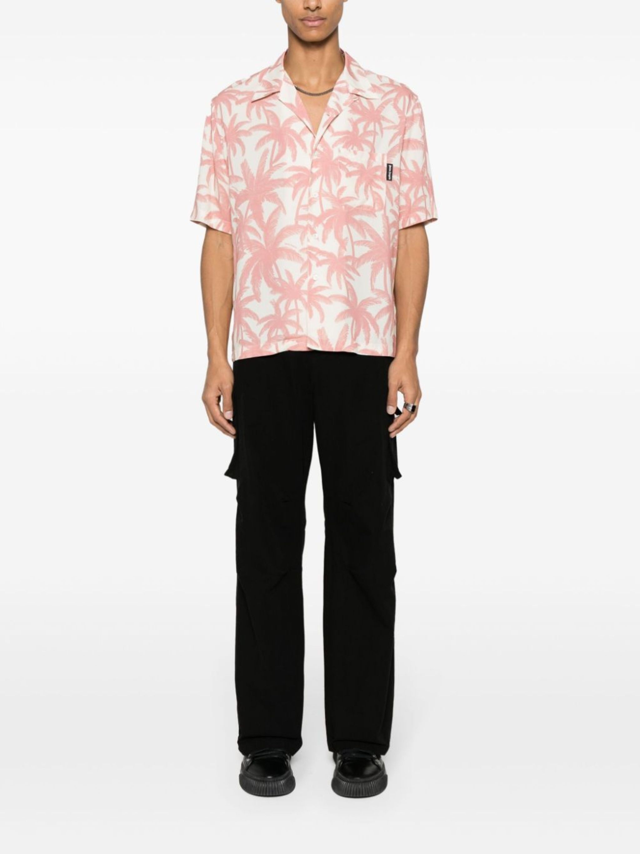palm-tree print shirt - 2