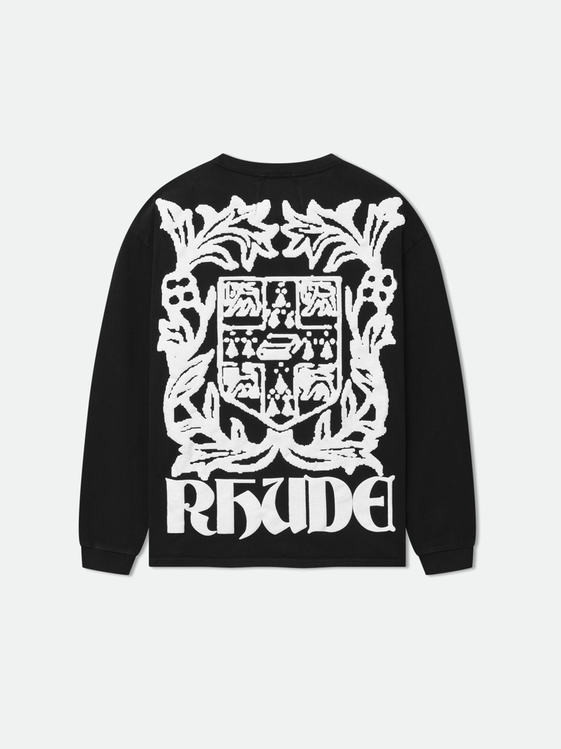 Rhude RHUDE VERITAS CREST LS TEE outlook