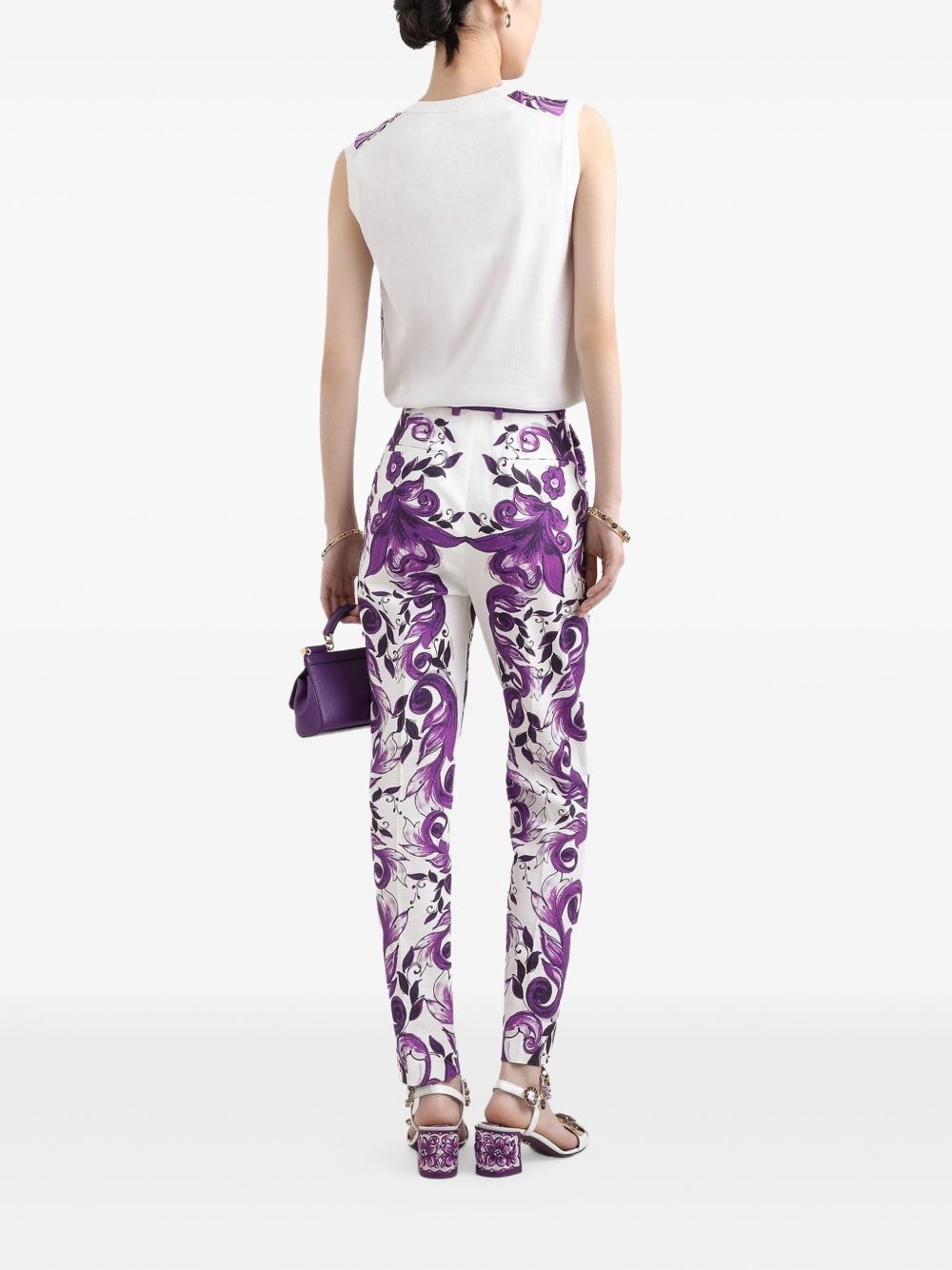 Majolica-print top - 3