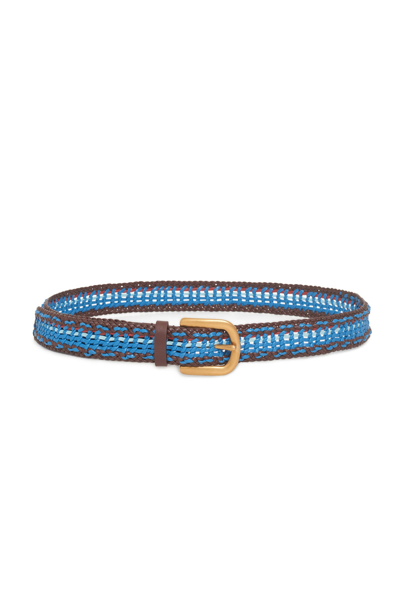 Sam Braided Belt in Air Multi Leather 1