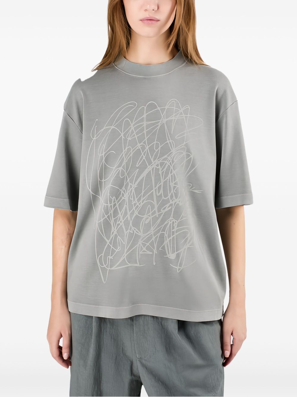 printed T-shirt - 3